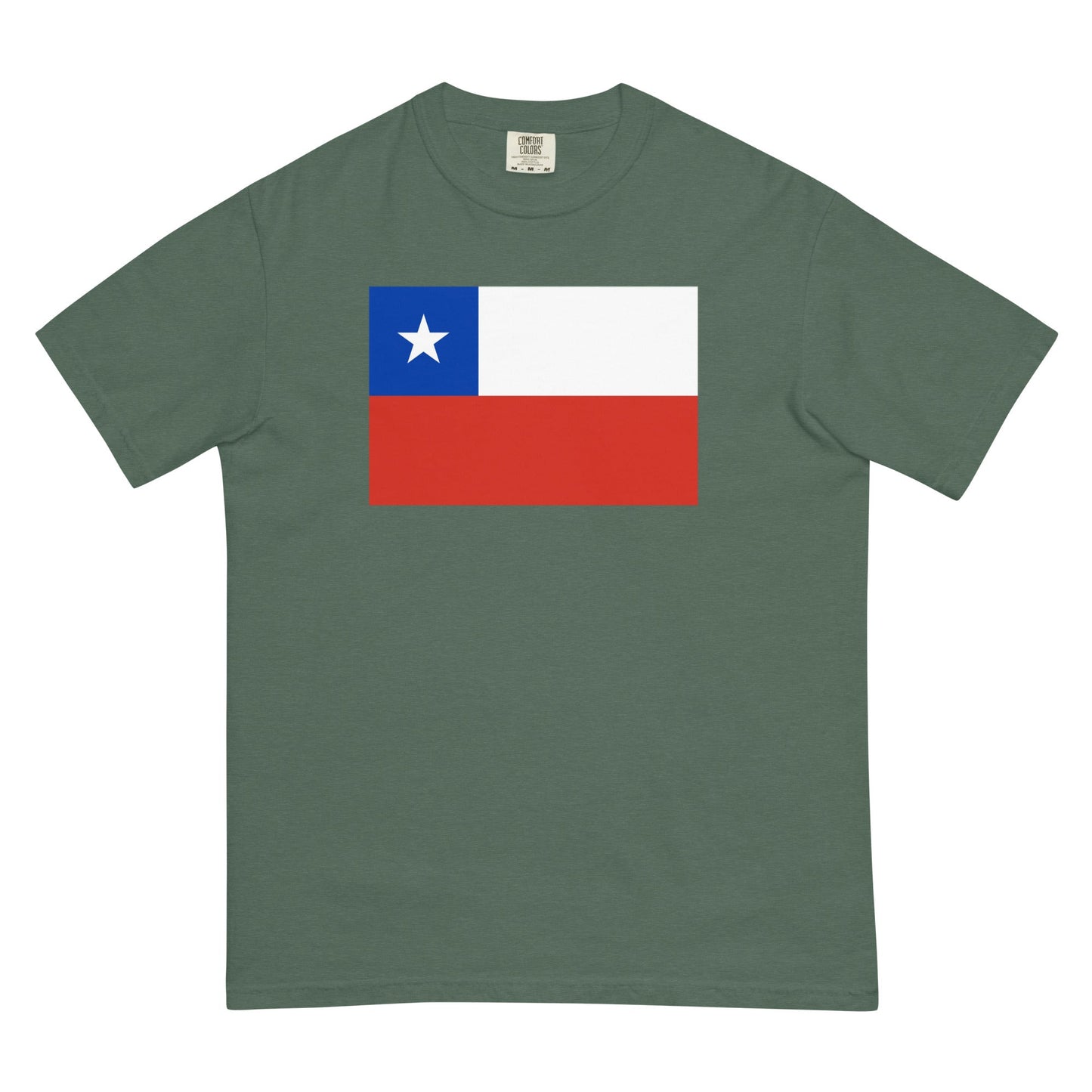 Chile flag shirt in crimson, size 3X large