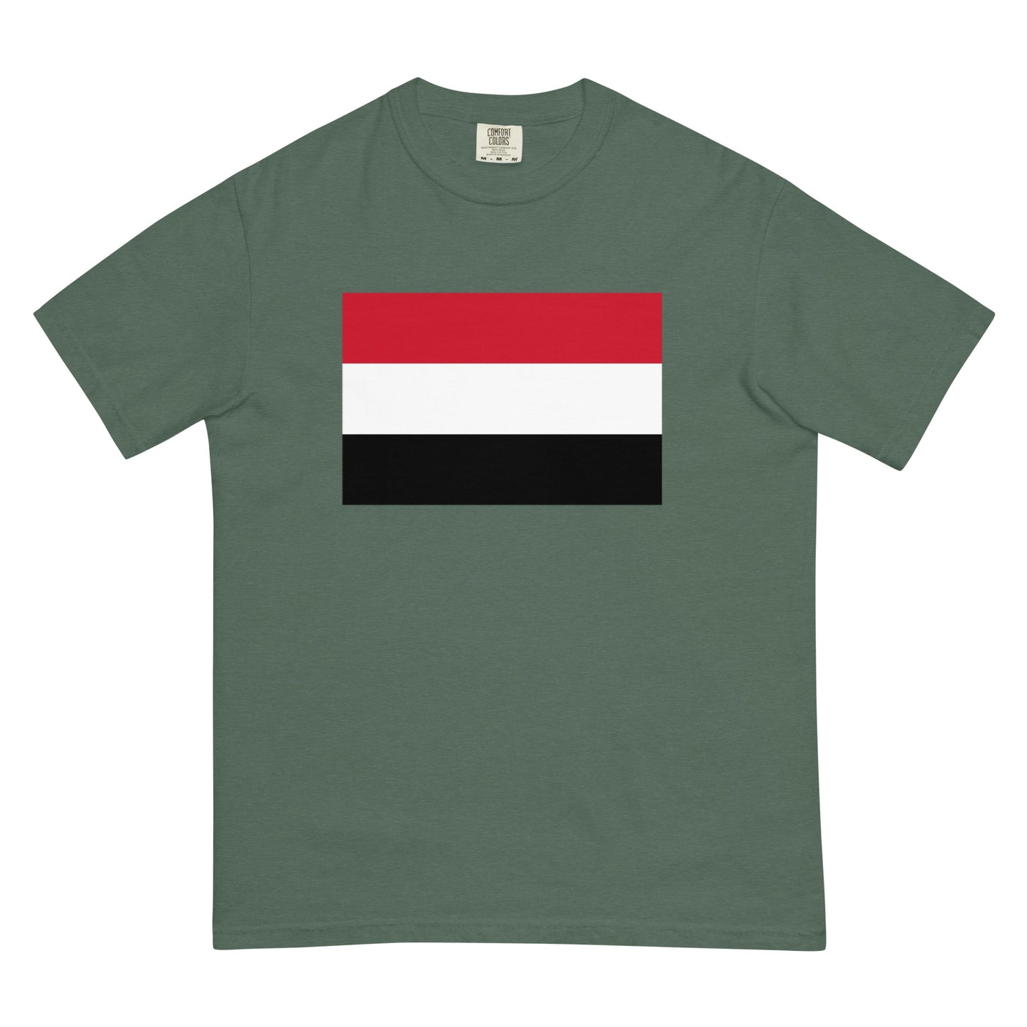 brick shirt with Yemen flag design, 3X large