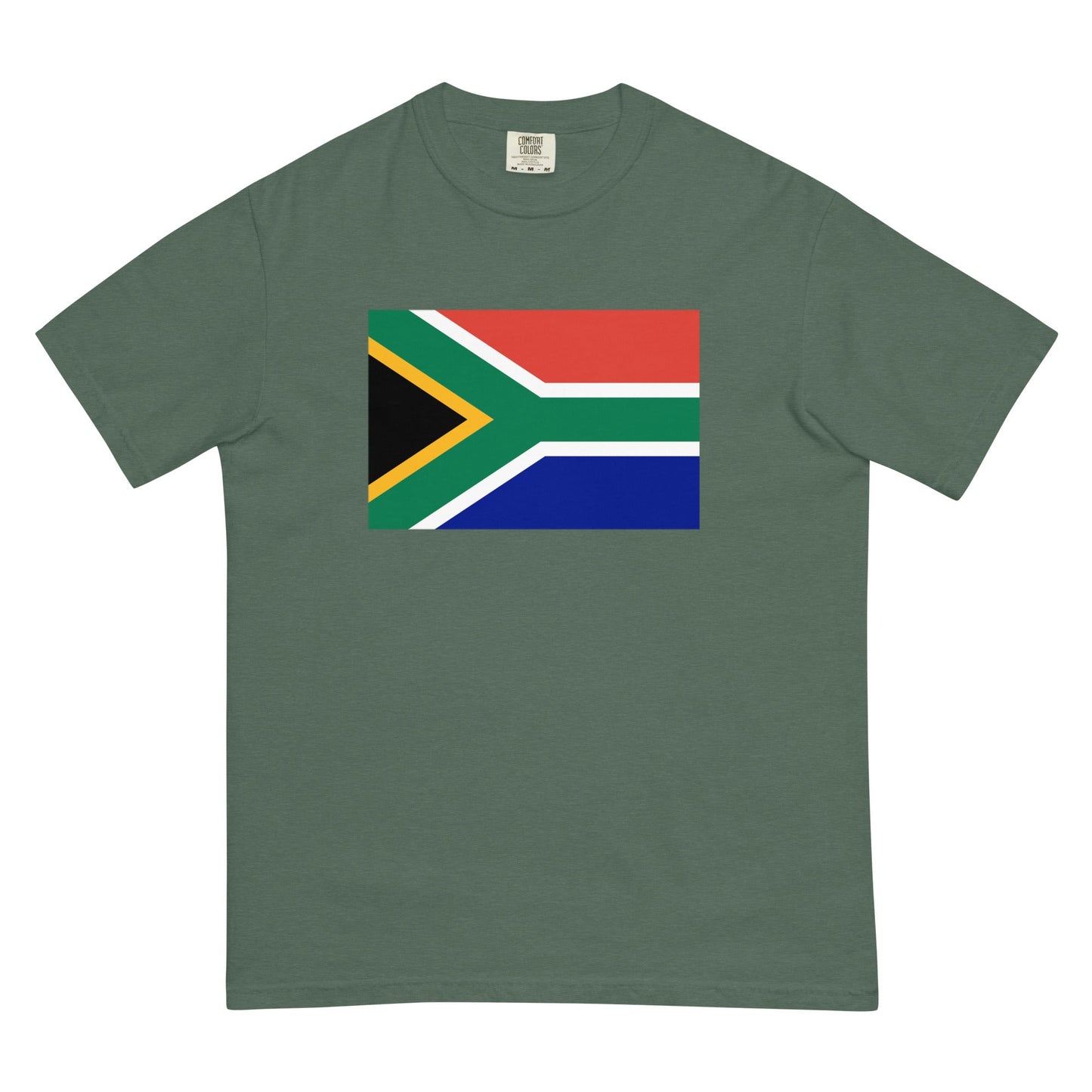 South Africa pride shirt in flo blue – unisex, large