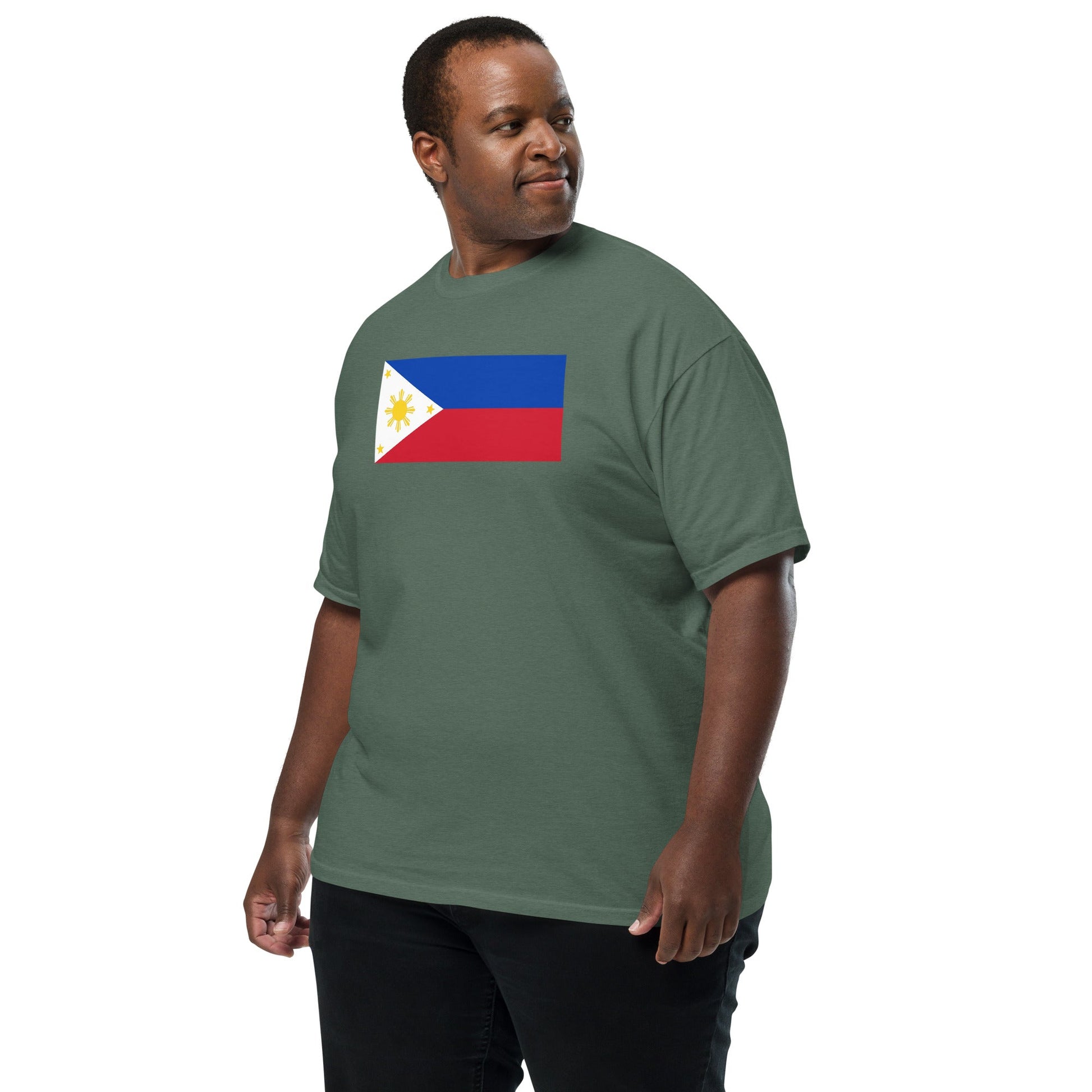 Philippines heritage shirt, black, size medium