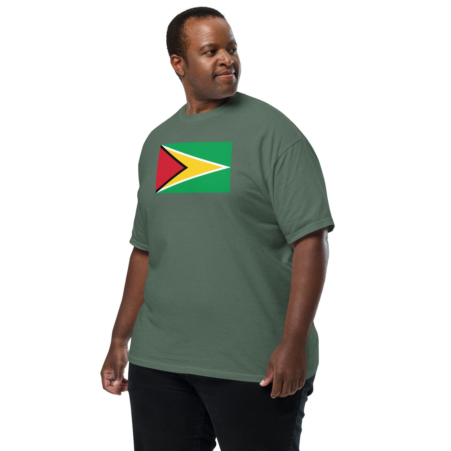 Guyana heritage shirt, black, size 4X large