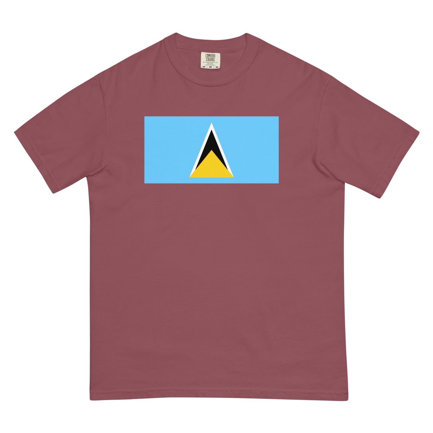 Saint Lucia national shirt, medium, in red
