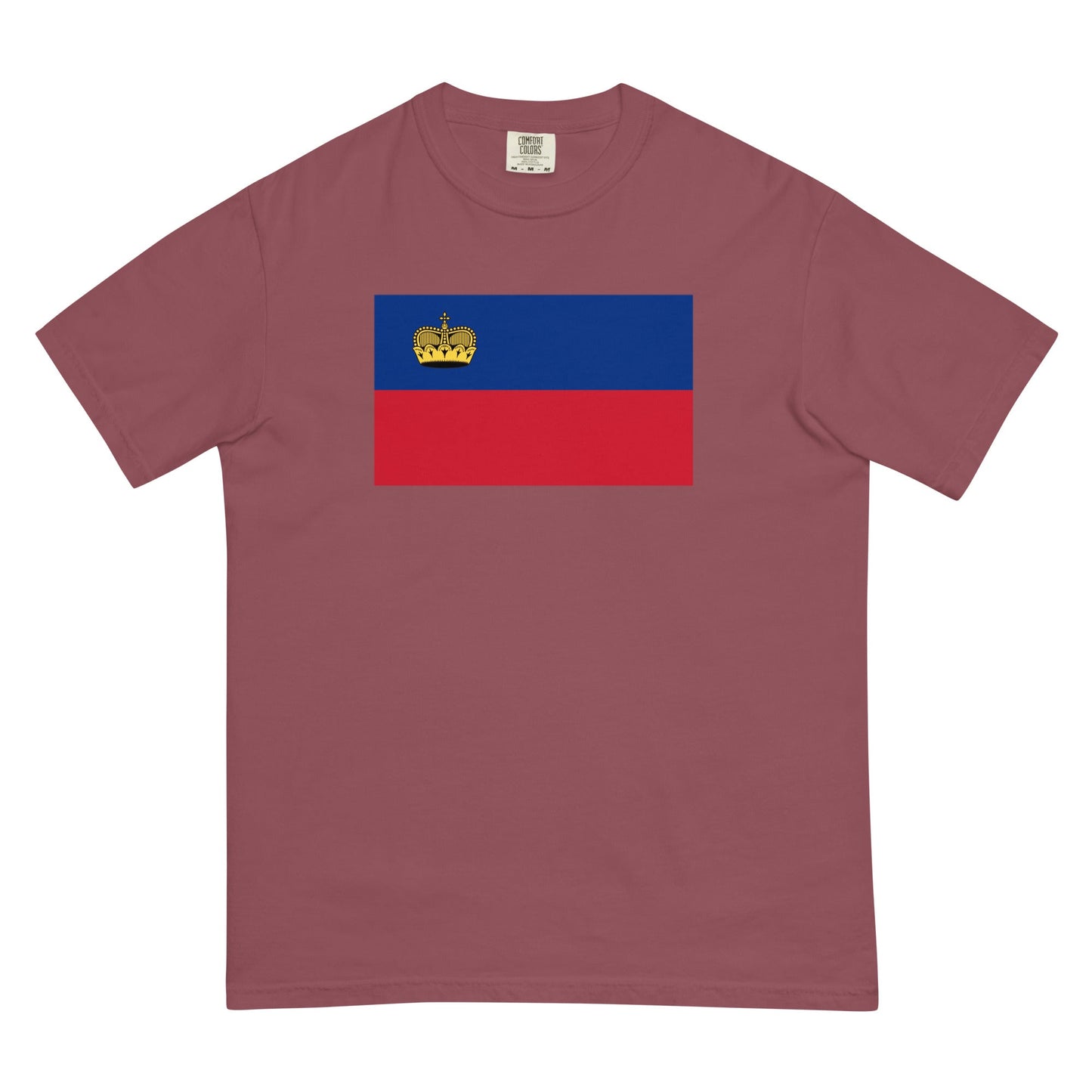 Liechtenstein national shirt, extra large, in brick