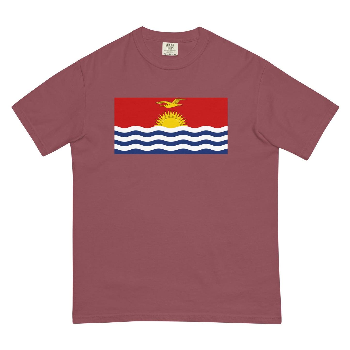 Kosovo flag shirt in brick, size extra large
