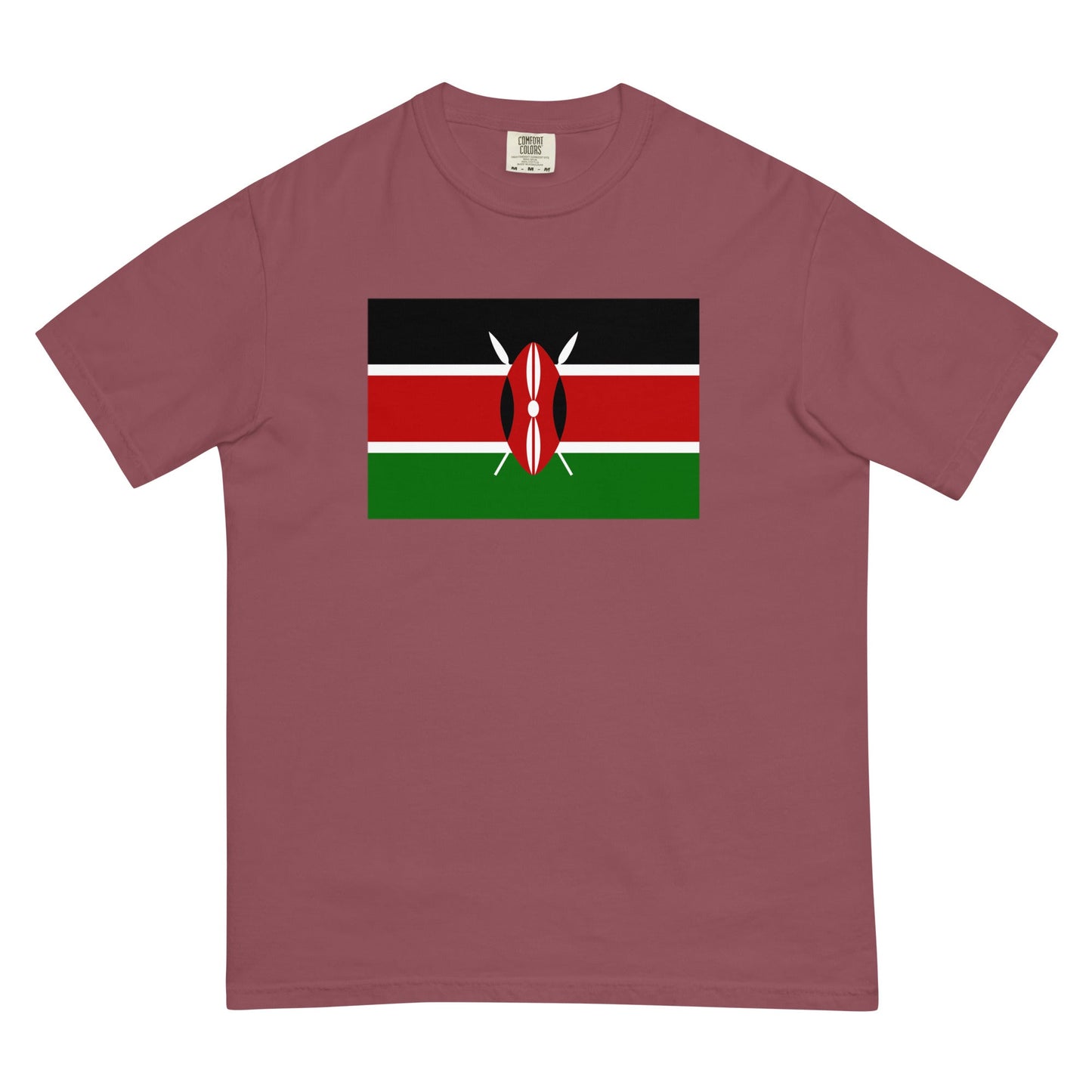 Kenya pride shirt in black – unisex, small