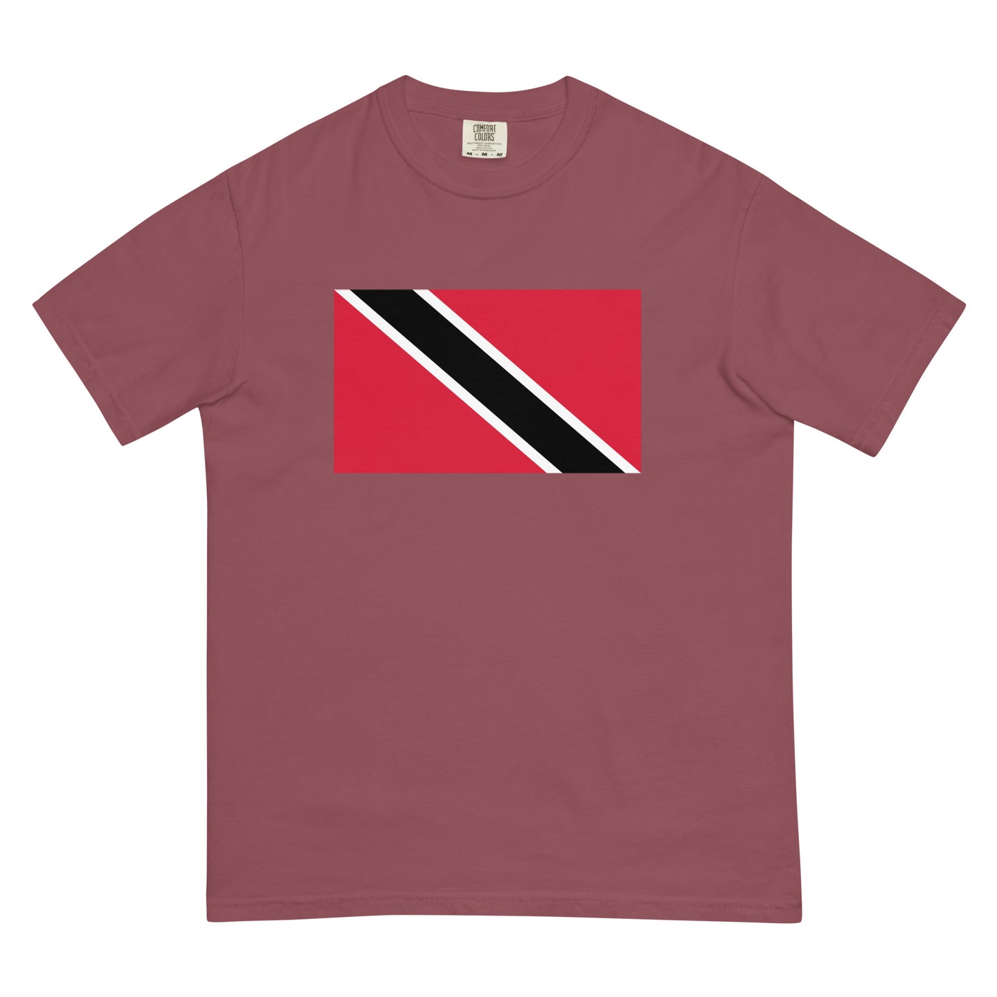 Trinidad flag shirt in yam, size extra large