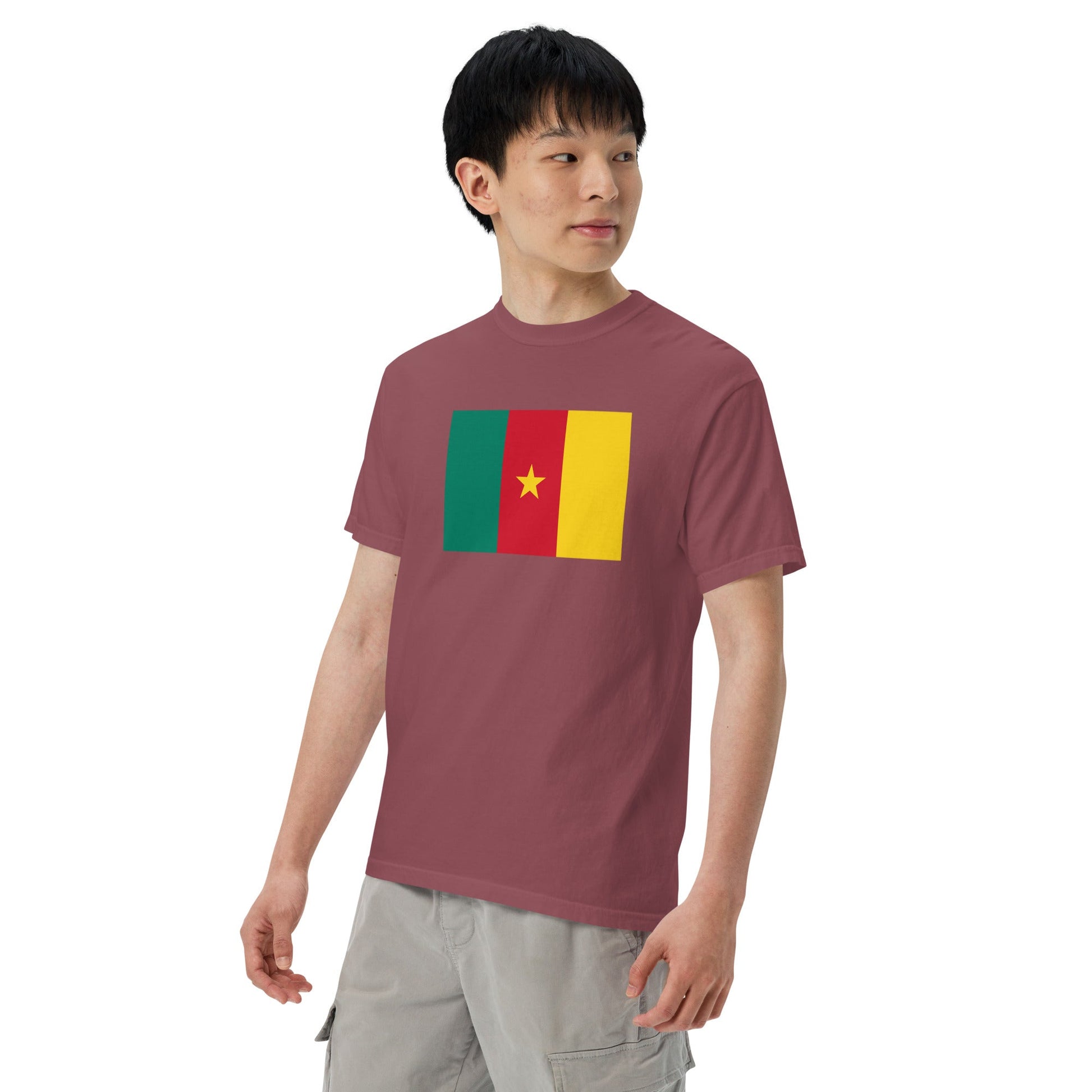 Cameroon heritage shirt, black, size 3X large