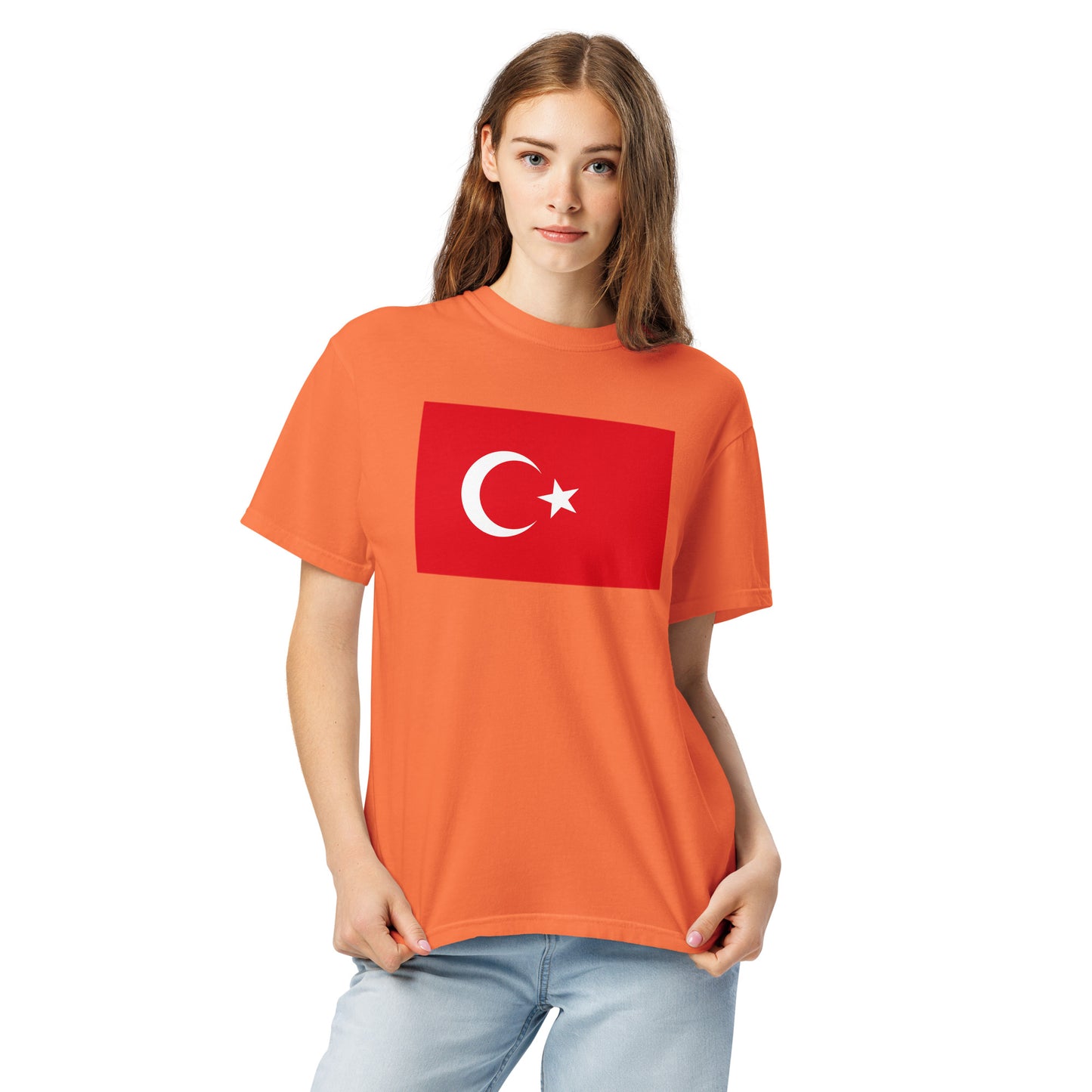 Turkey heritage shirt, blue spruce, size small