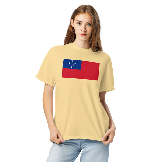 Samoa pride shirt in black – unisex, medium