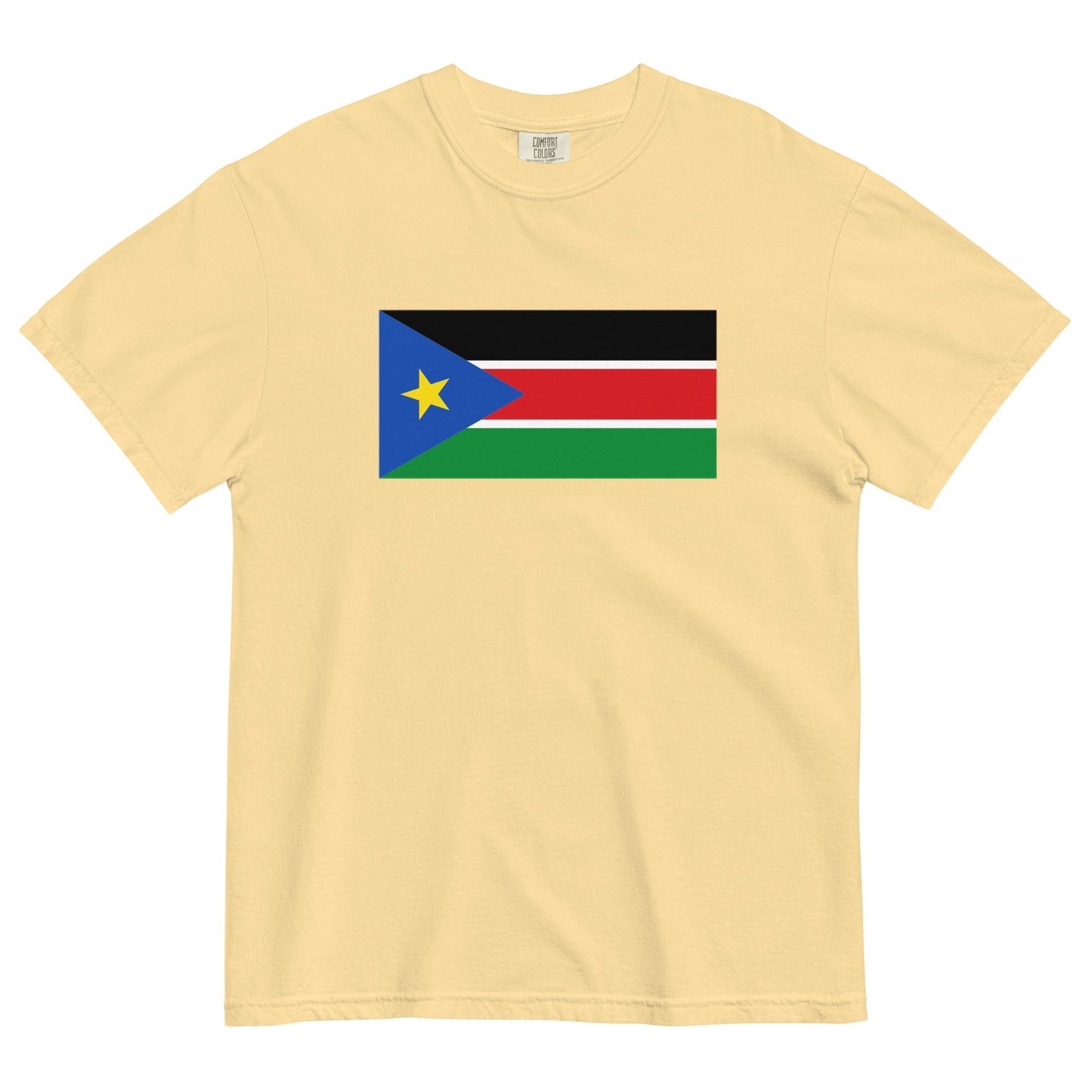 South Sudan national shirt, 2X large, in black