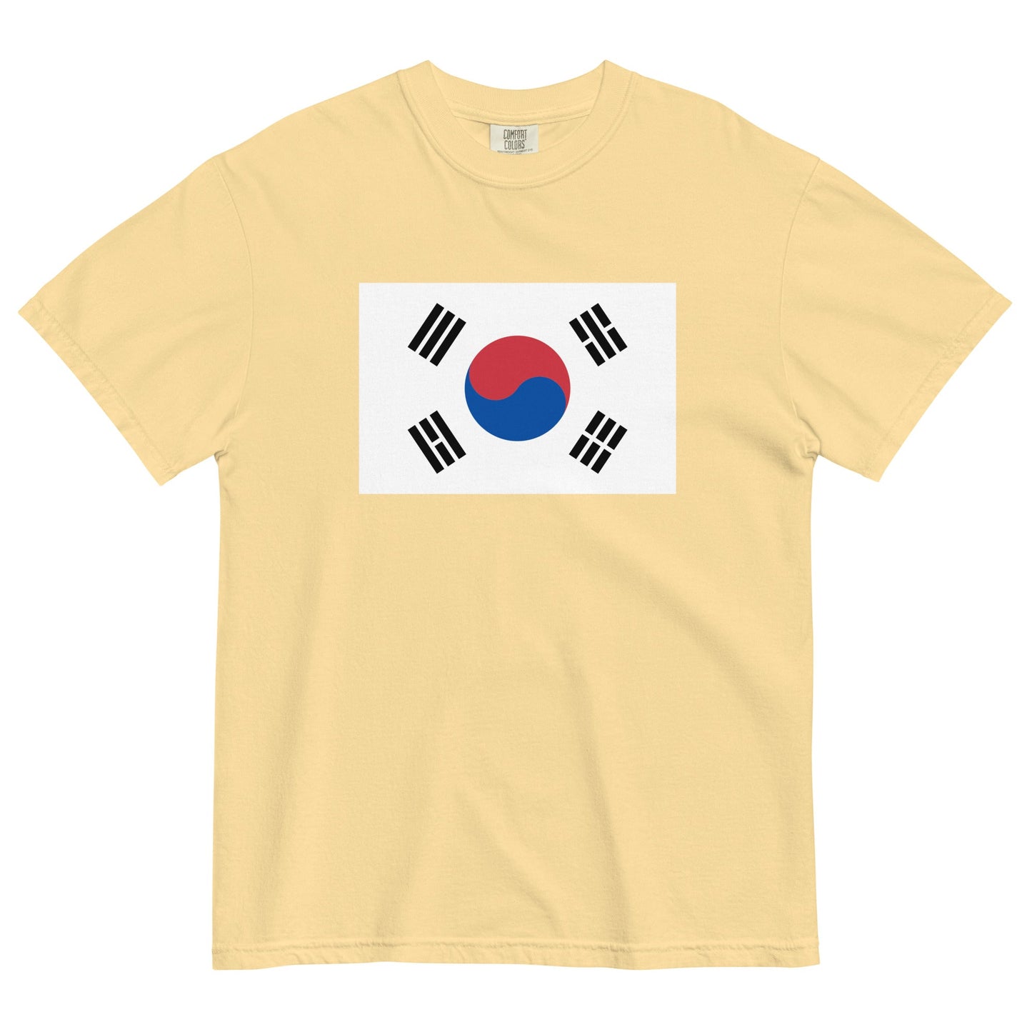 South Korea flag shirt in red, size extra large