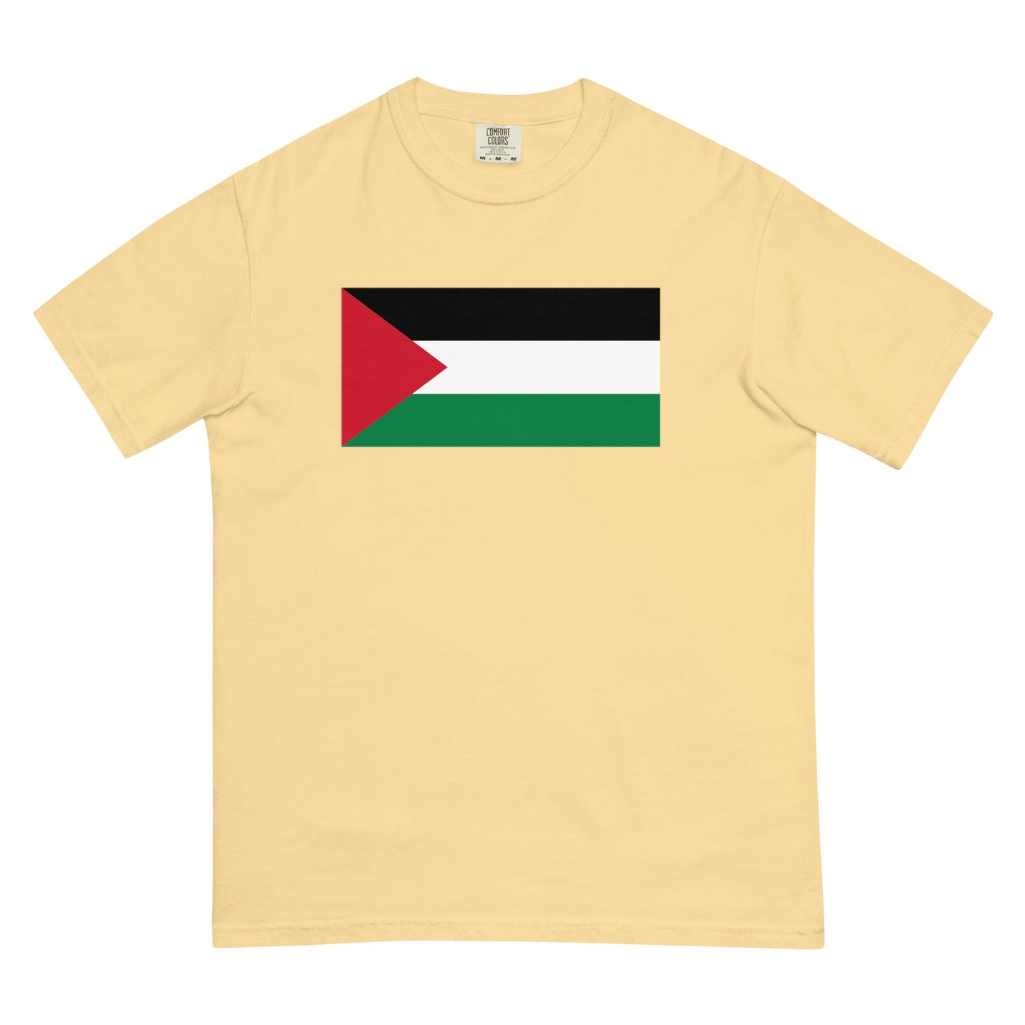 Palestine national shirt, small, in black