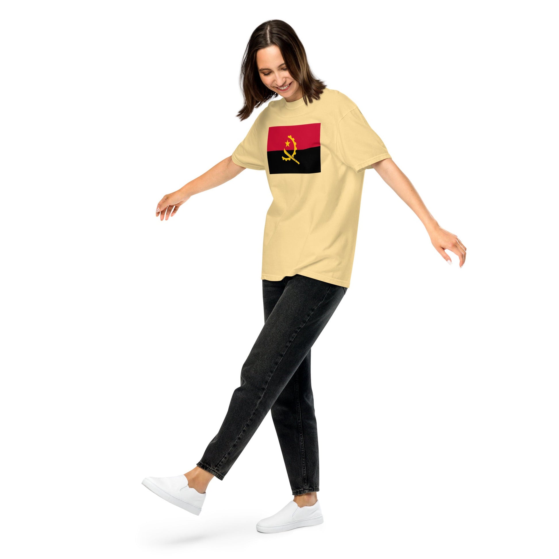 Angola pride shirt in berry – unisex, 2X large