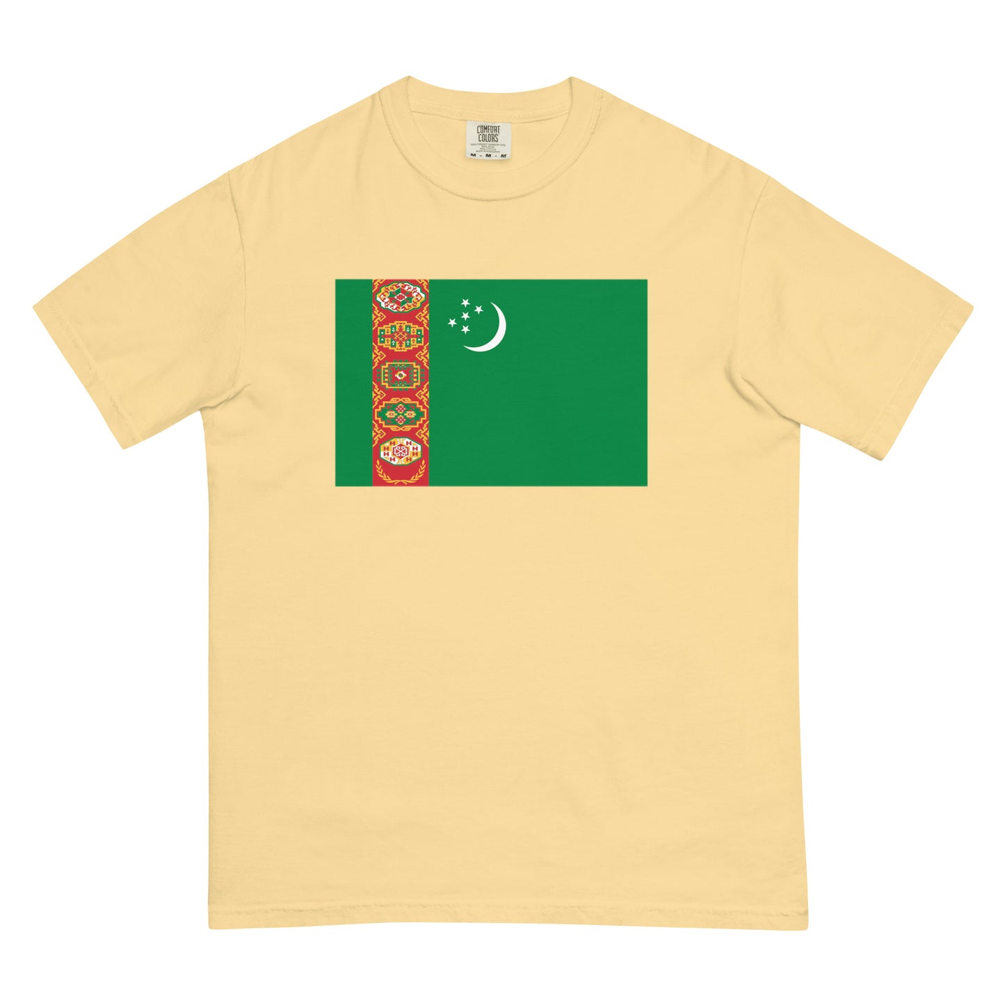 Turkmenistan heritage shirt, true navy, size medium