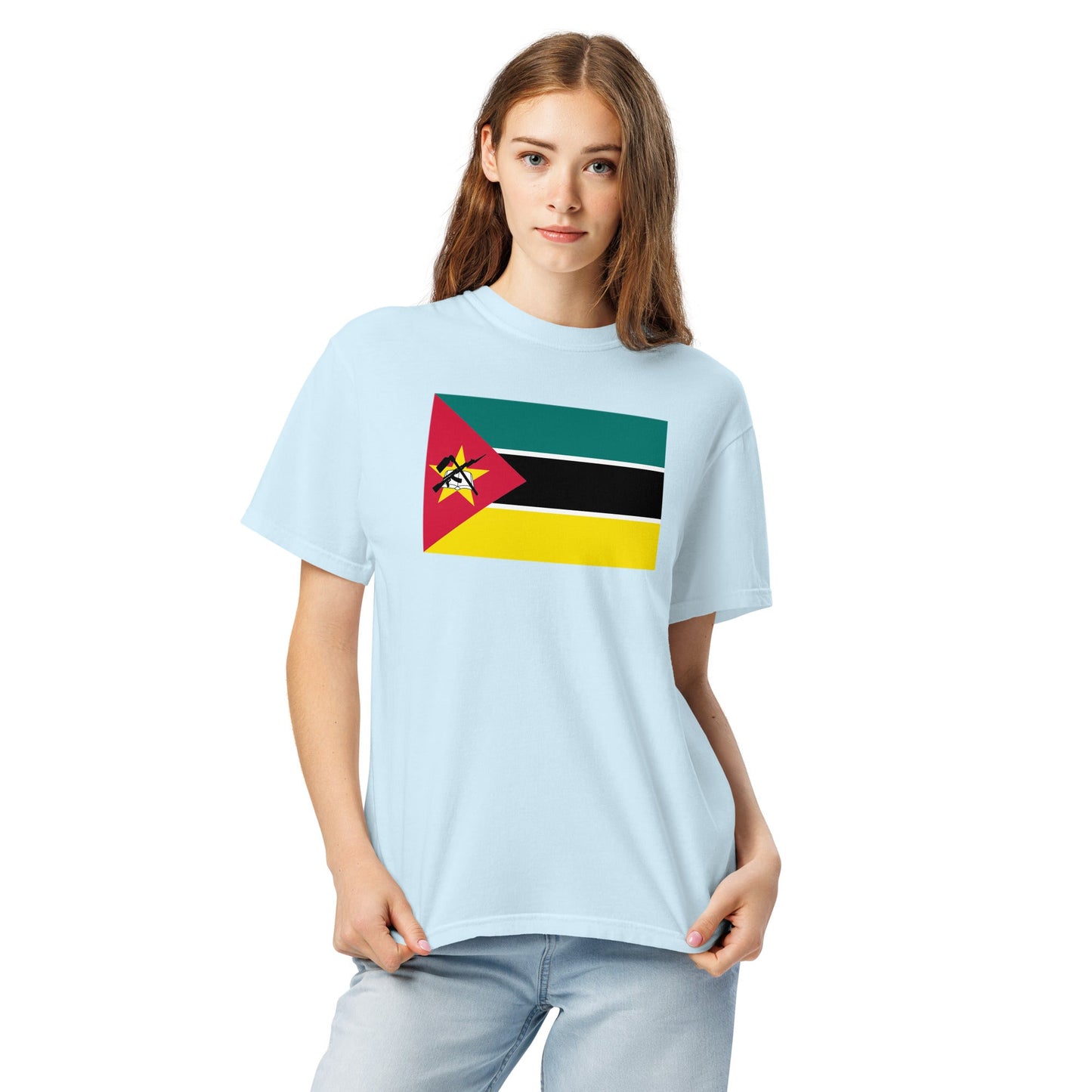 red shirt with Morocco flag design, extra large