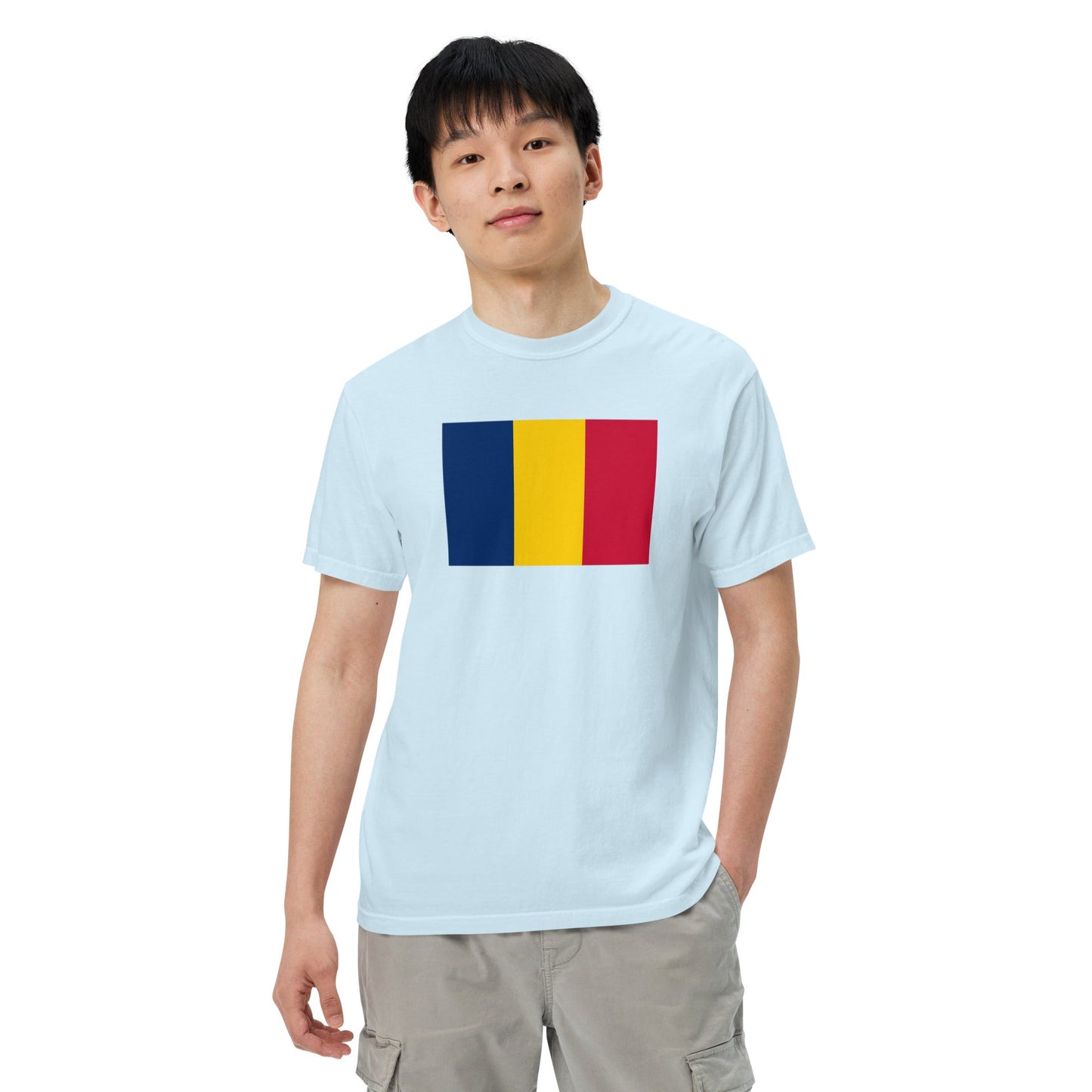 Chad heritage shirt, brick, size small