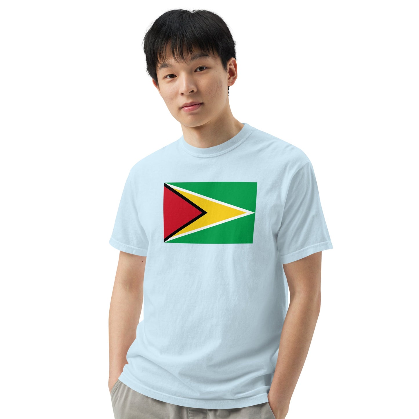 Guyana heritage shirt, brick, size small