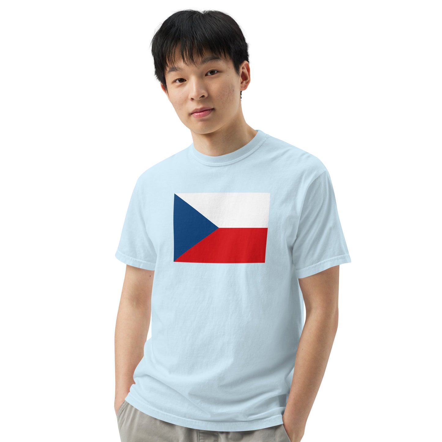 Czechia Czech Republic pride shirt in blue spruce – unisex, 2X large
