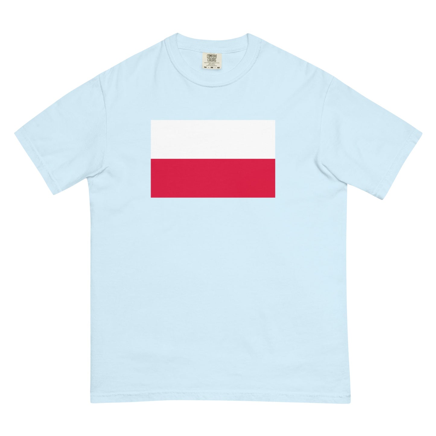 Poland pride shirt in blue spruce – unisex, medium