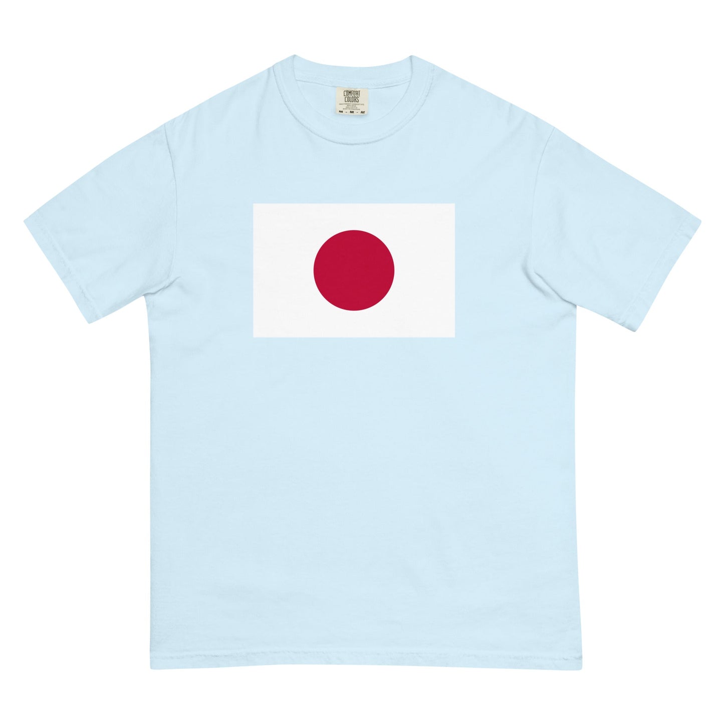 Flag tee representing Japan in berry, small