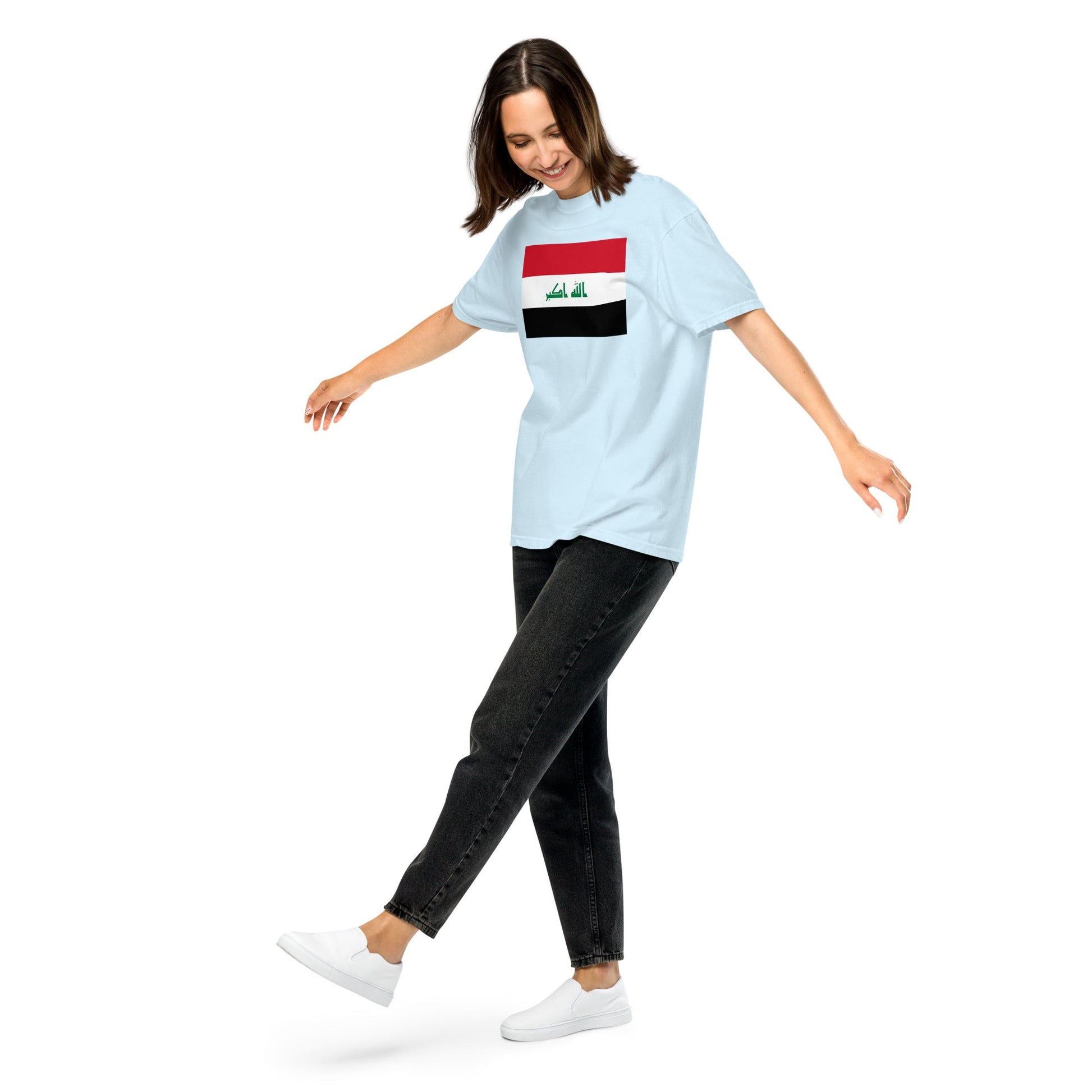 Iraq pride shirt in true navy – unisex, 4X large