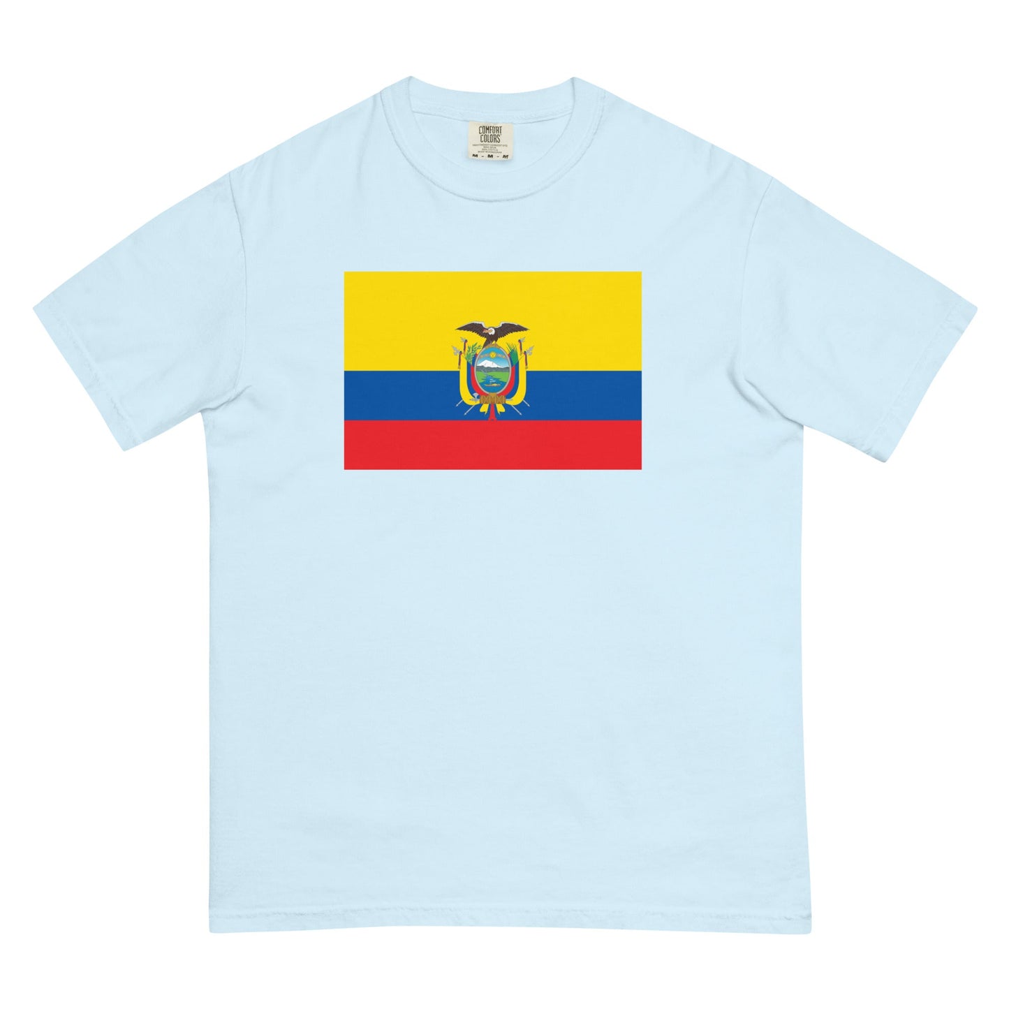 paprika shirt with Ecuador flag design, small