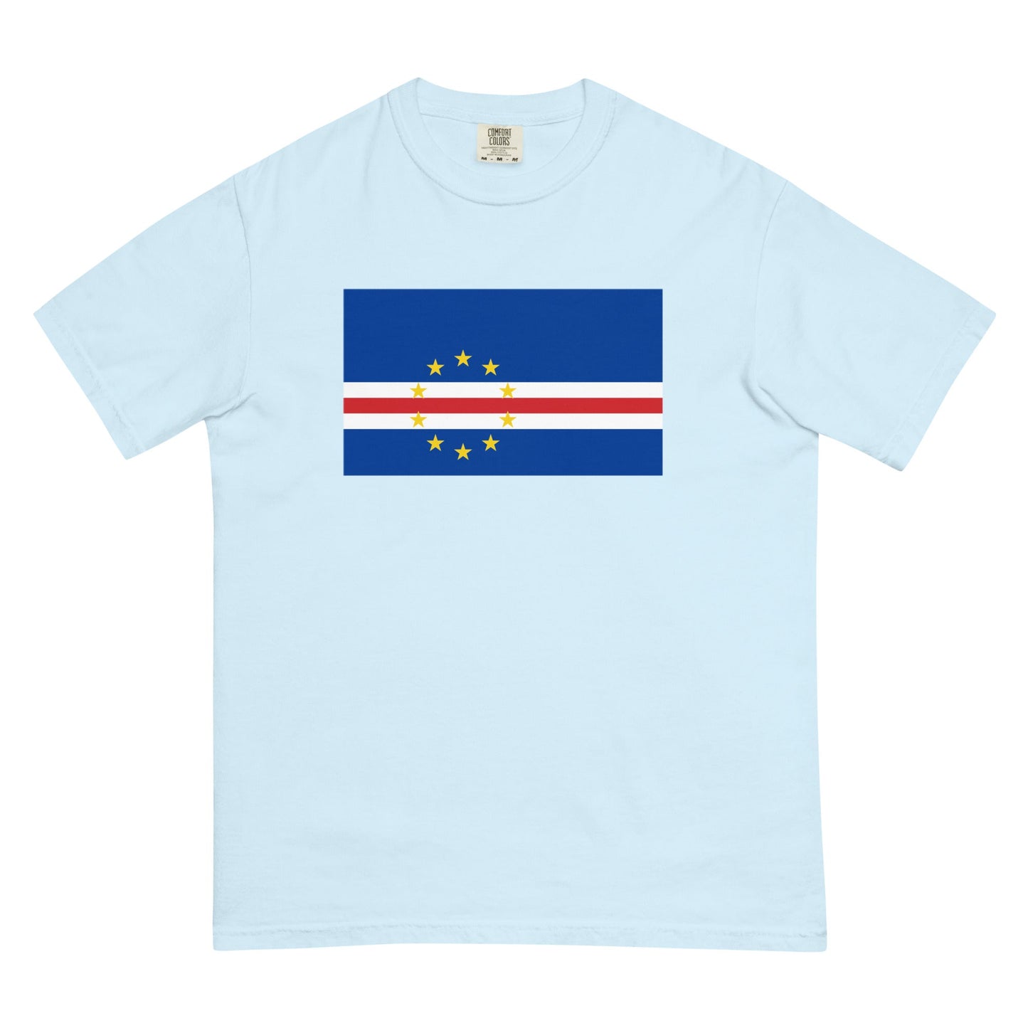 Cape Verde flag shirt in berry, size 3X large