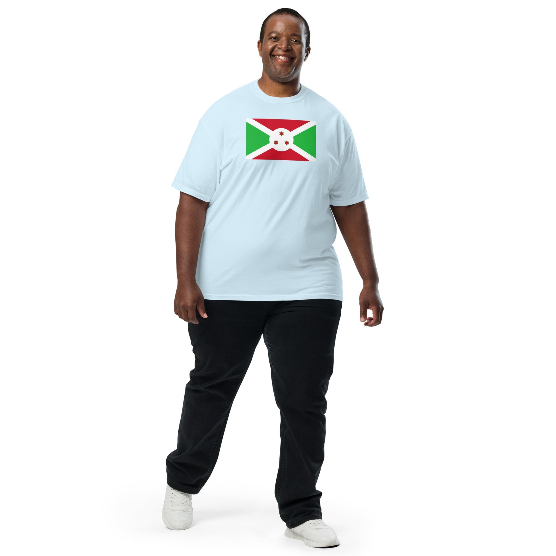 Burundi pride shirt in grape – unisex, 2X large