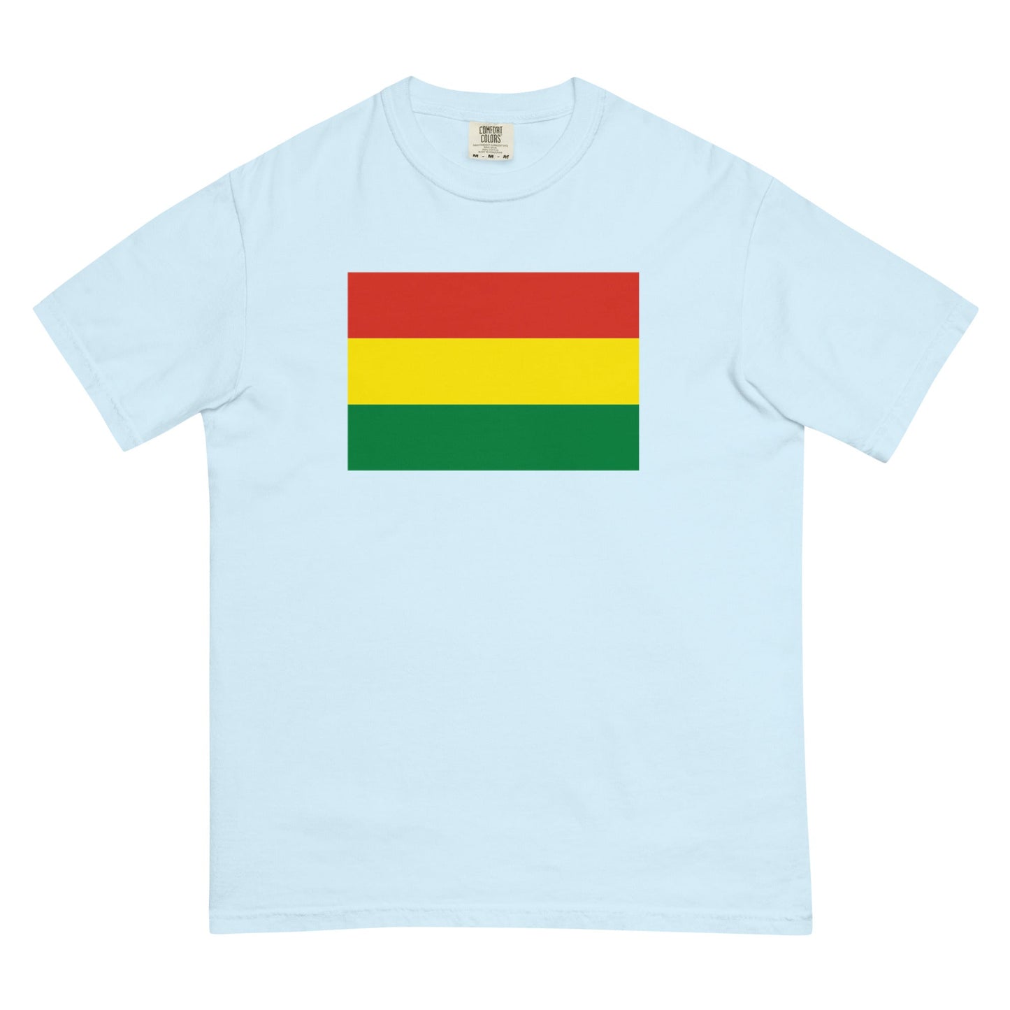Bolivia flag shirt in yam, size medium