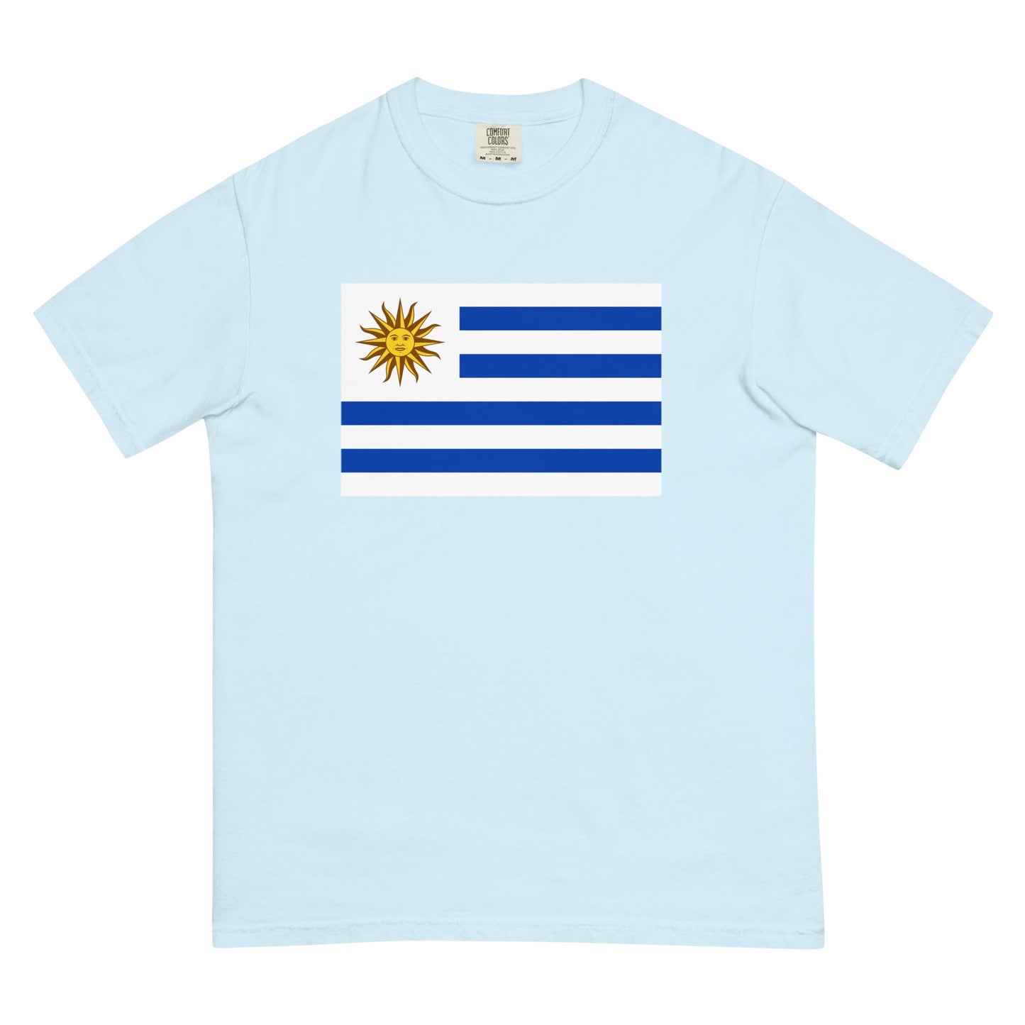 yam shirt with Uruguay 1 flag design, extra large