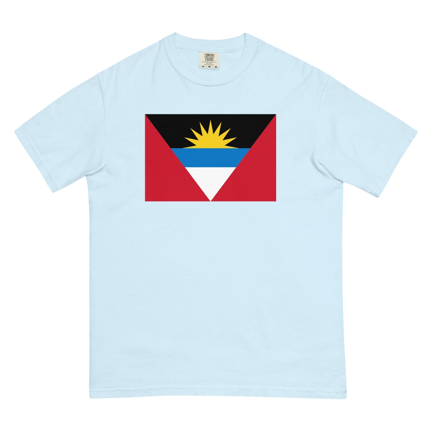chambray shirt with Antigua And Barbuda Flag Pride Shirt flag design, 4X large