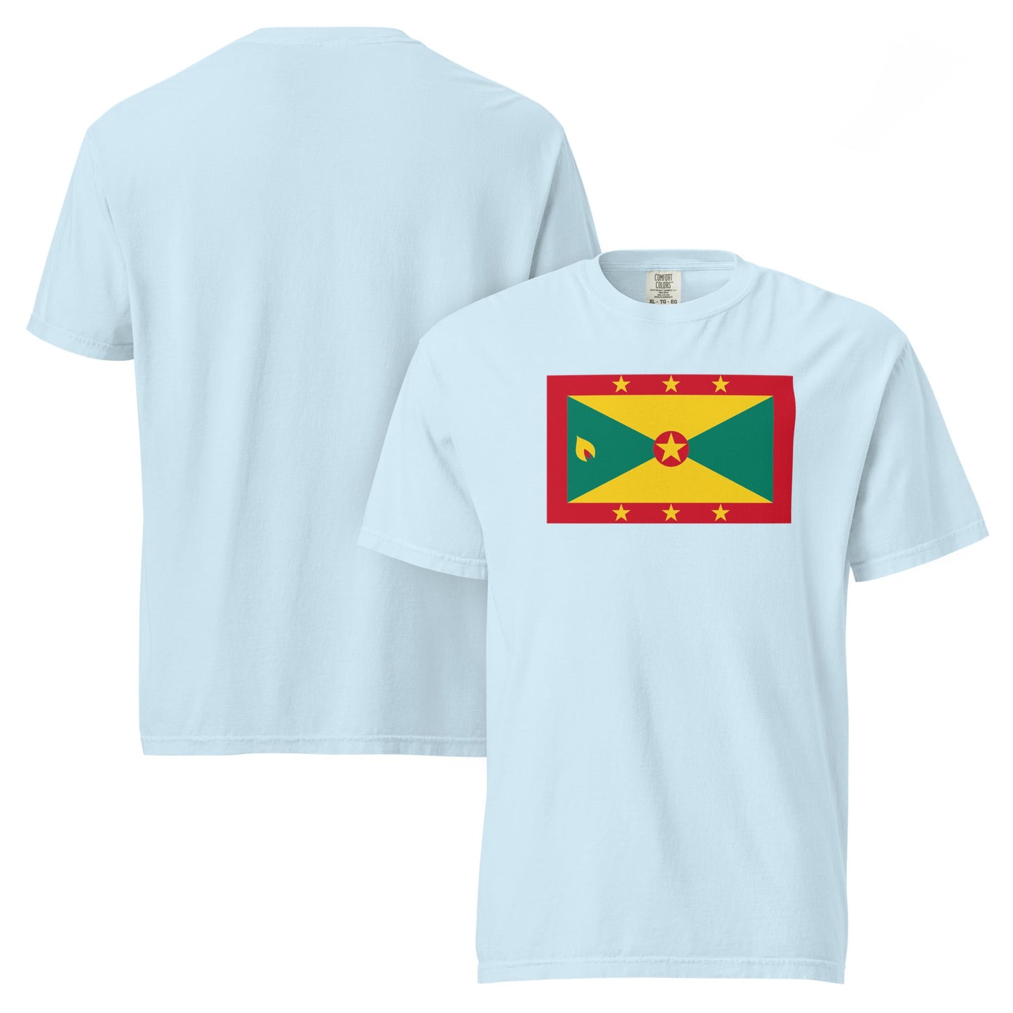 Grenada national shirt, large, in blue spruce