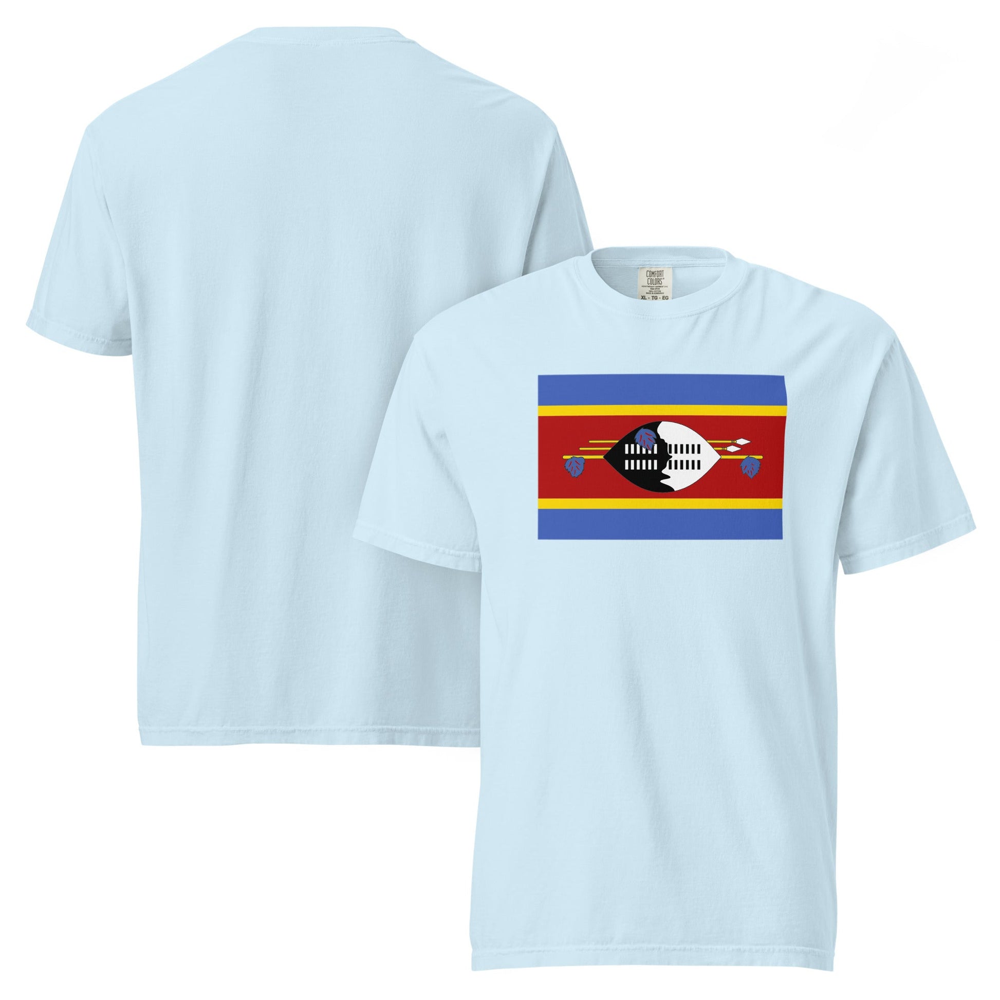 Eswatini Formerly Swaziland heritage shirt, true navy, size 4X large