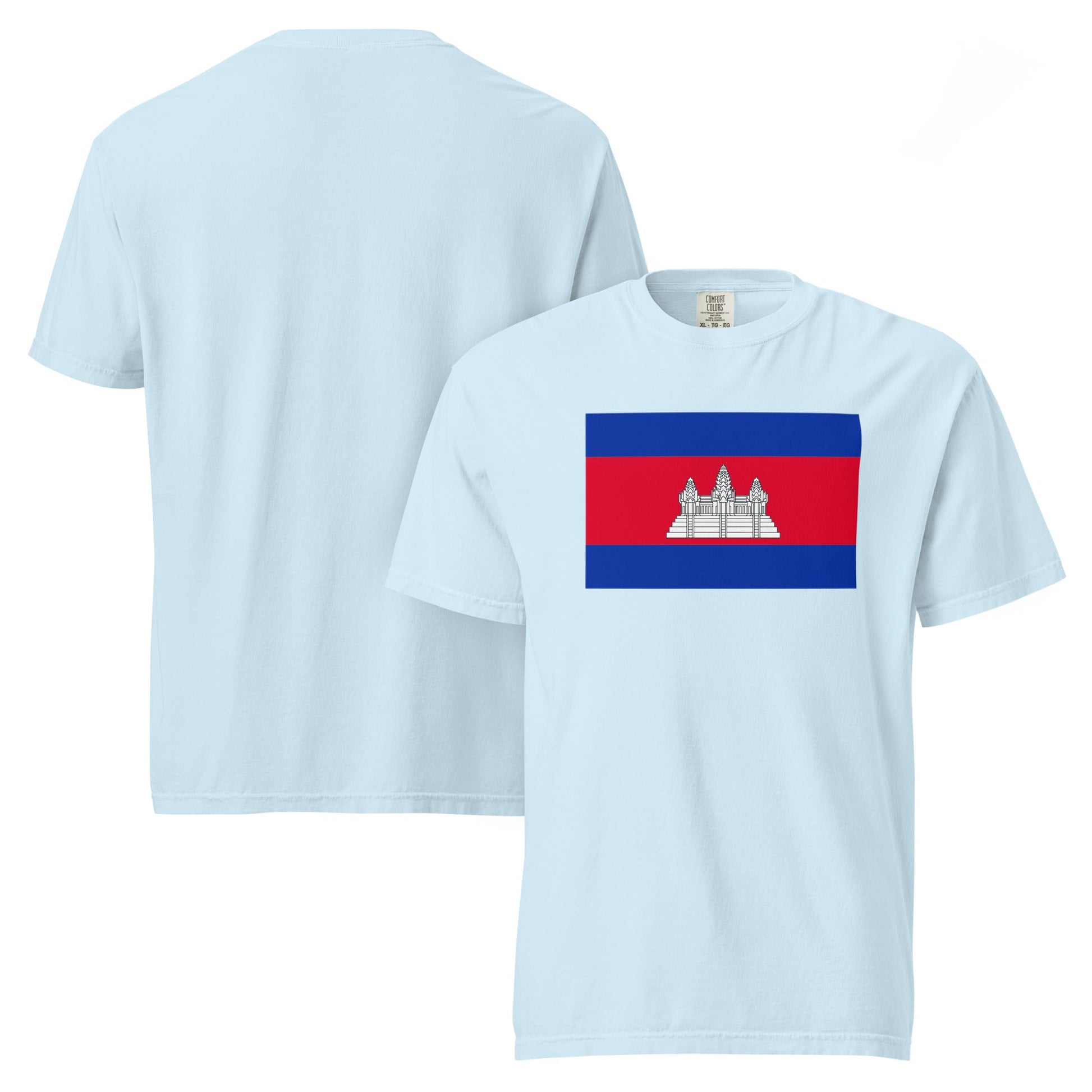 blue spruce flag shirt for Cambodia – size small