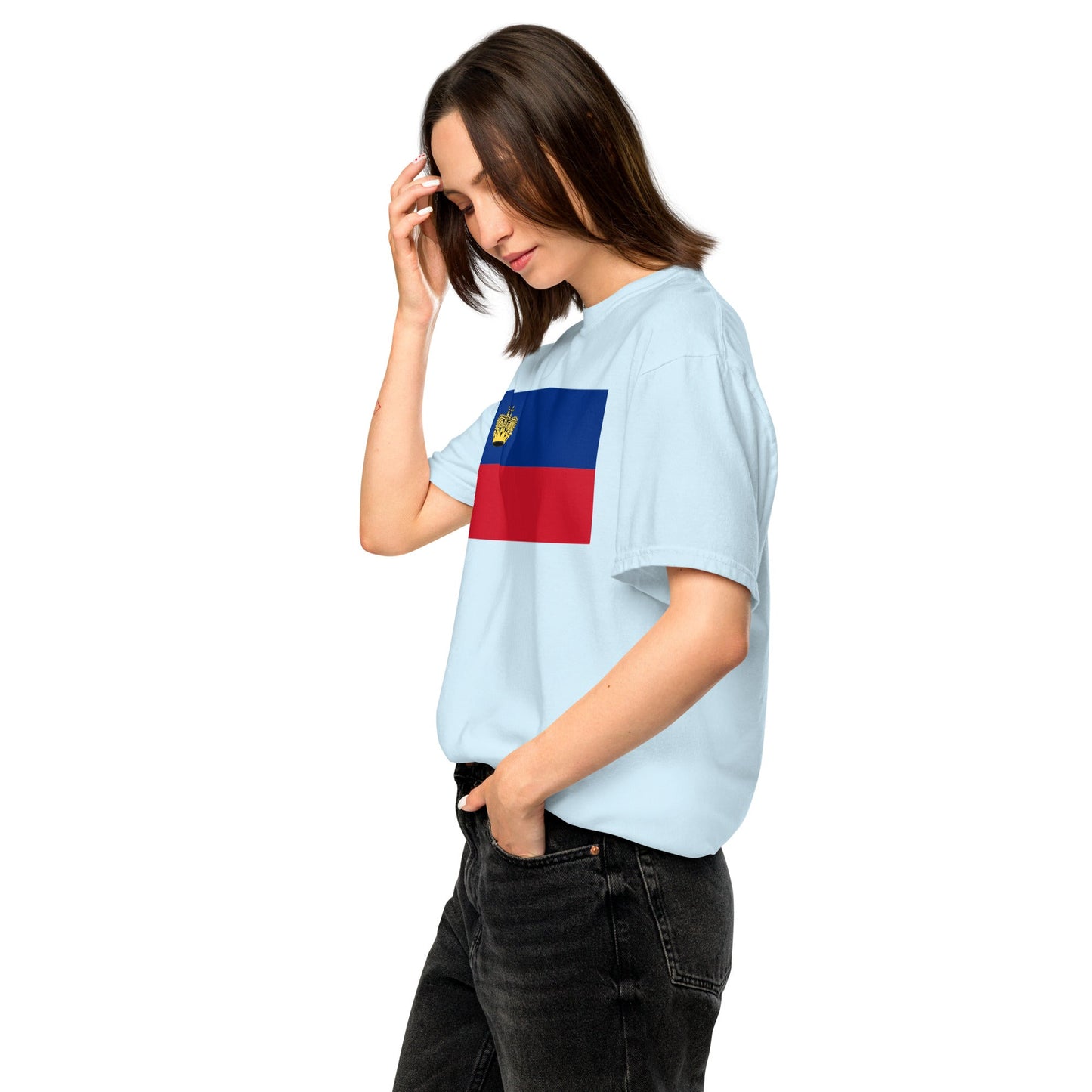 Liechtenstein national shirt, 2X large, in true navy