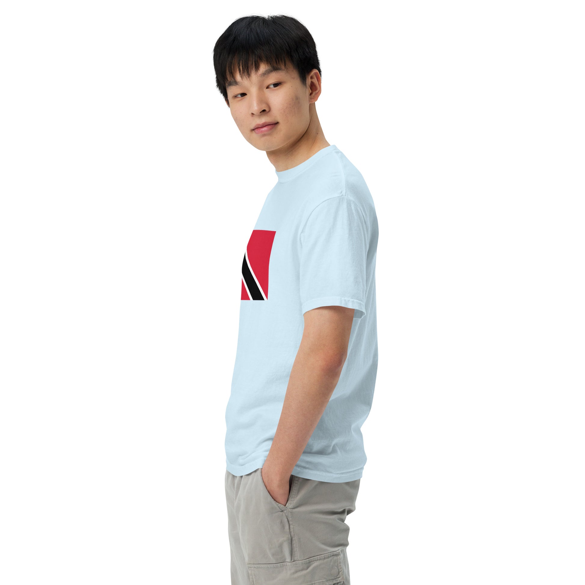 Trinidad pride shirt in white – unisex, 3X large