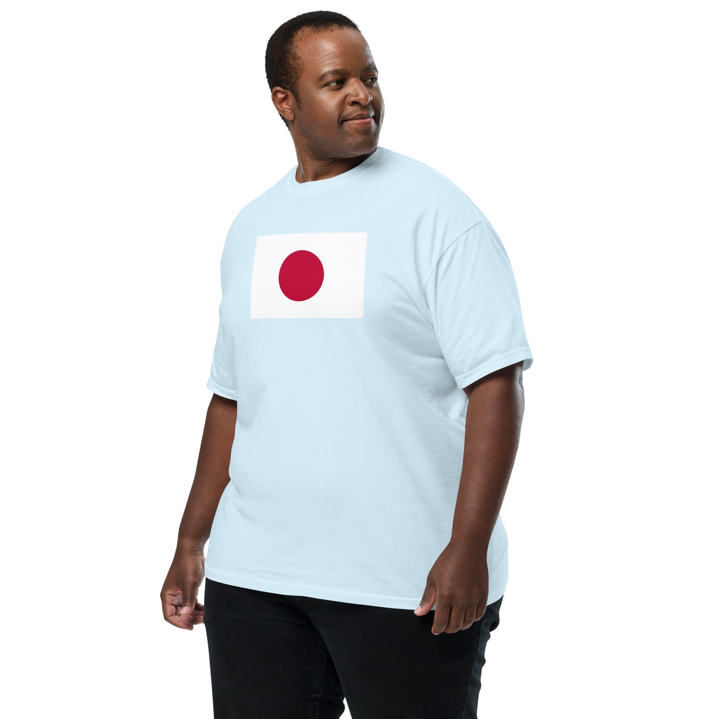 Japan flag shirt in red, size extra large