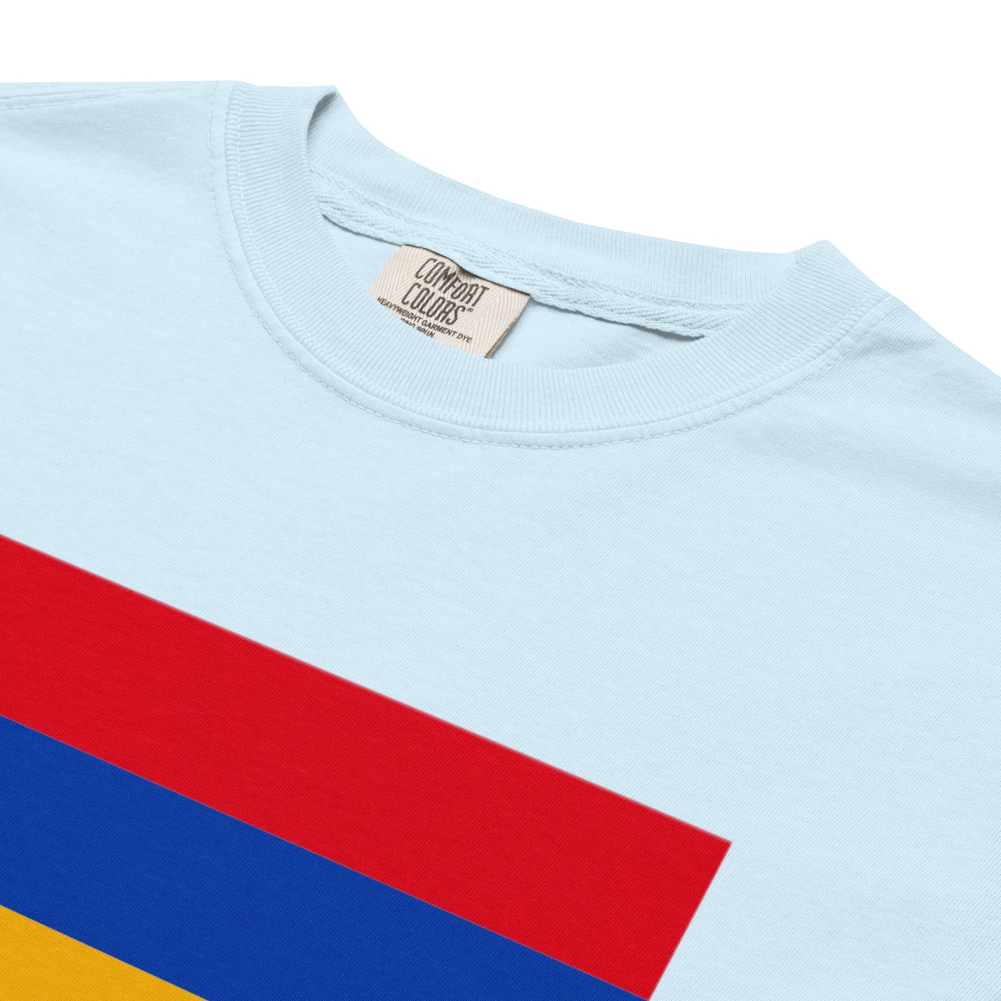 Armenia flag shirt in grape, size large