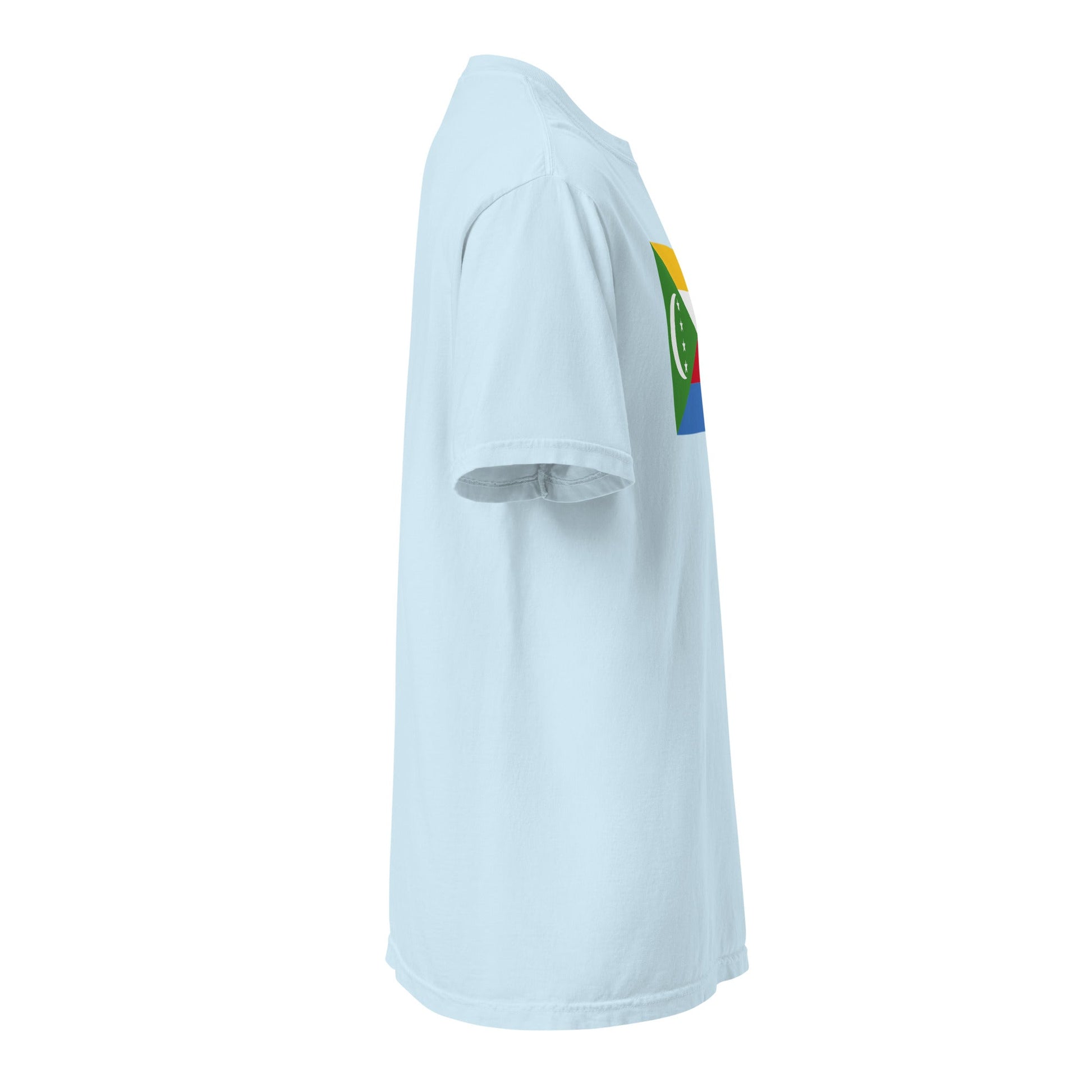 Comoros flag shirt in grape, size medium