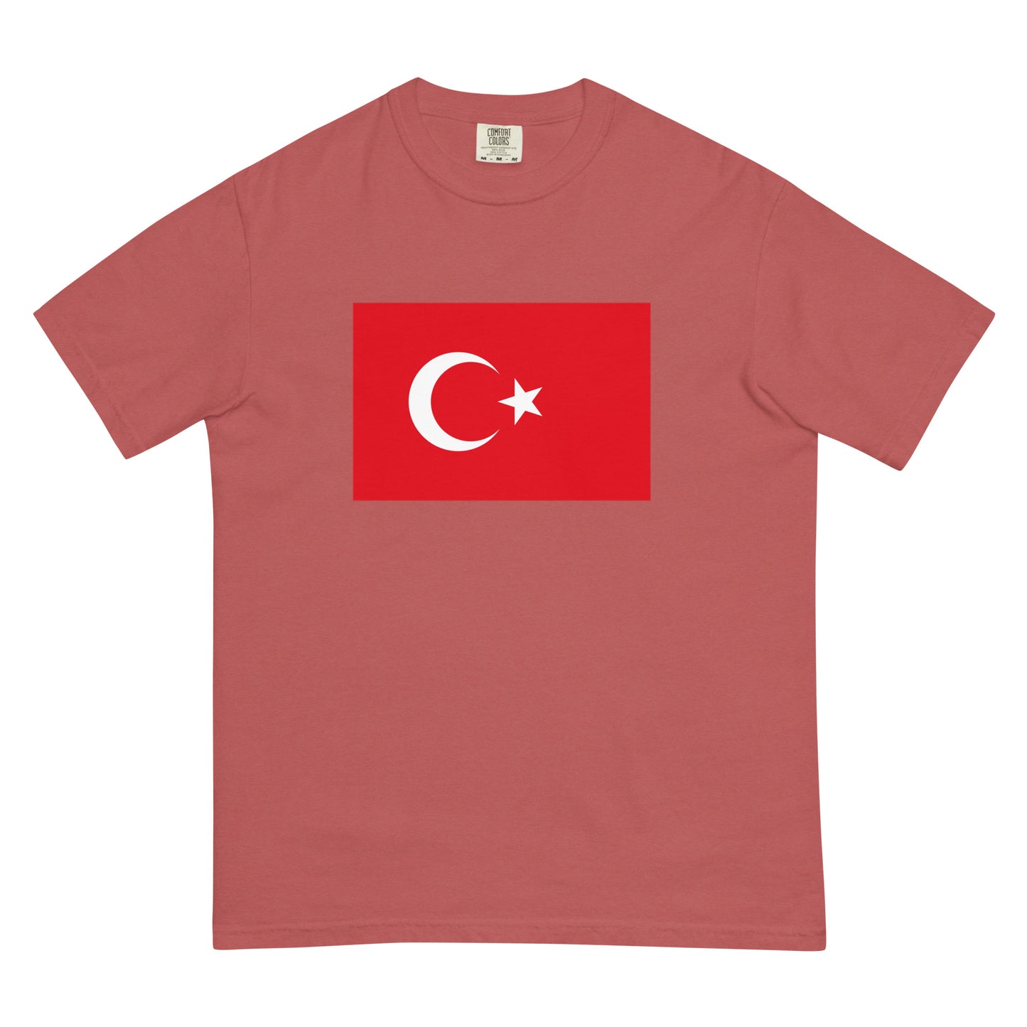Turkey flag shirt in true navy, size large