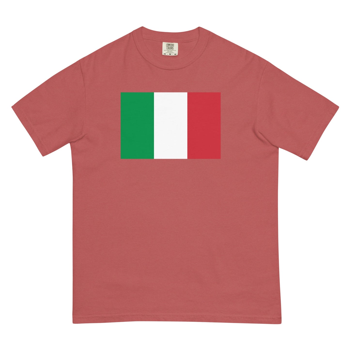 Italy flag shirt in crimson, size small