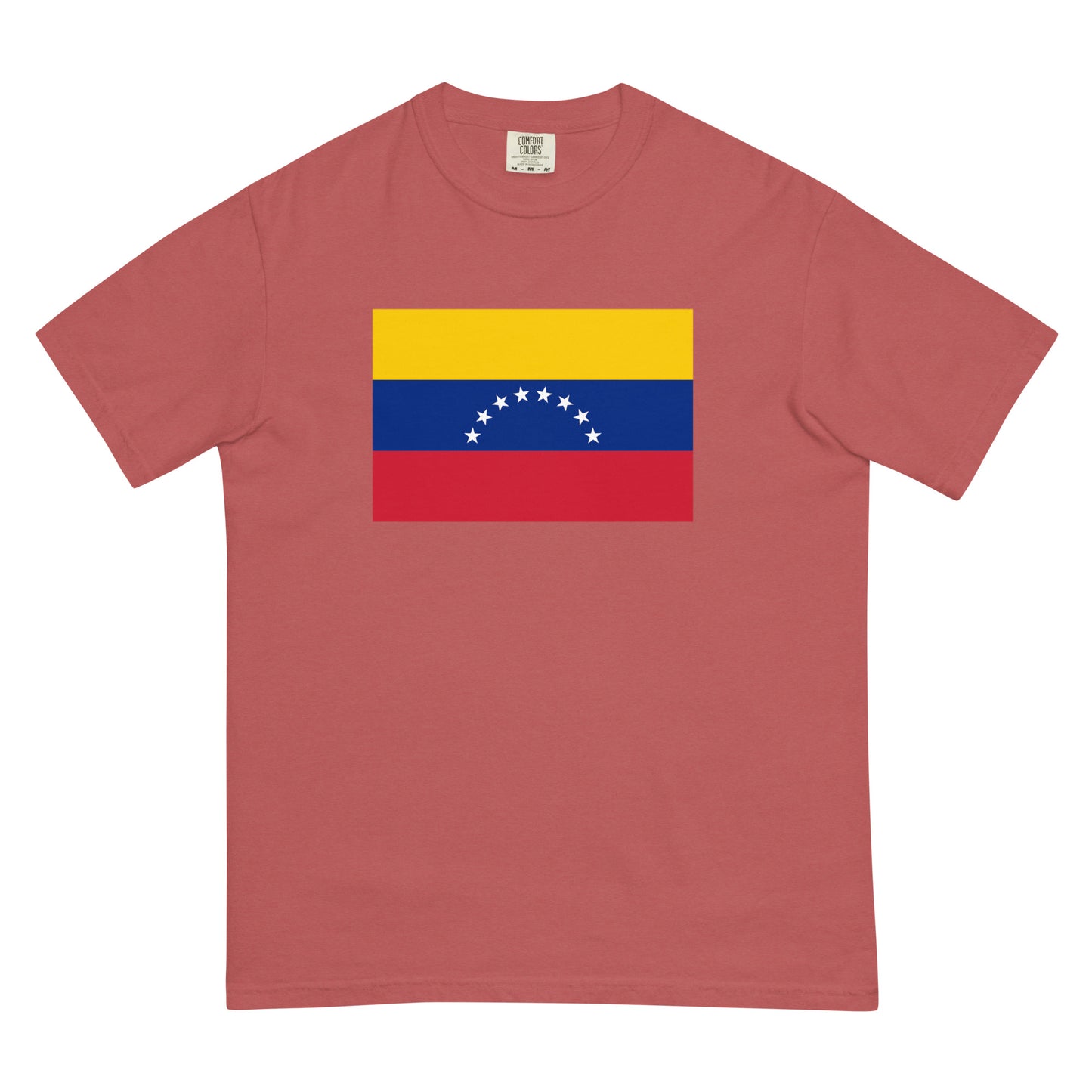 Flag tee representing Venezuela in true navy, 4X large