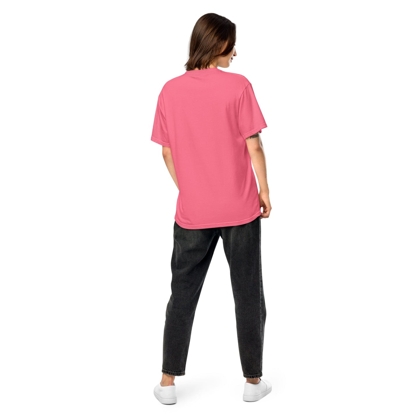 Flag tee representing Gabon in red, small