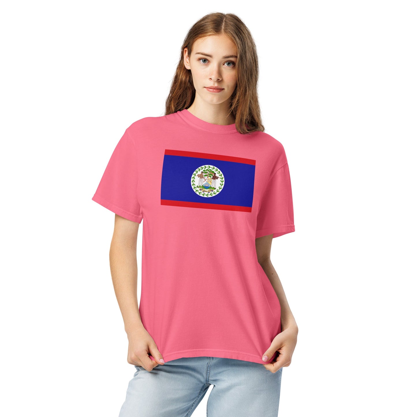 true navy flag shirt for Belize – size extra large