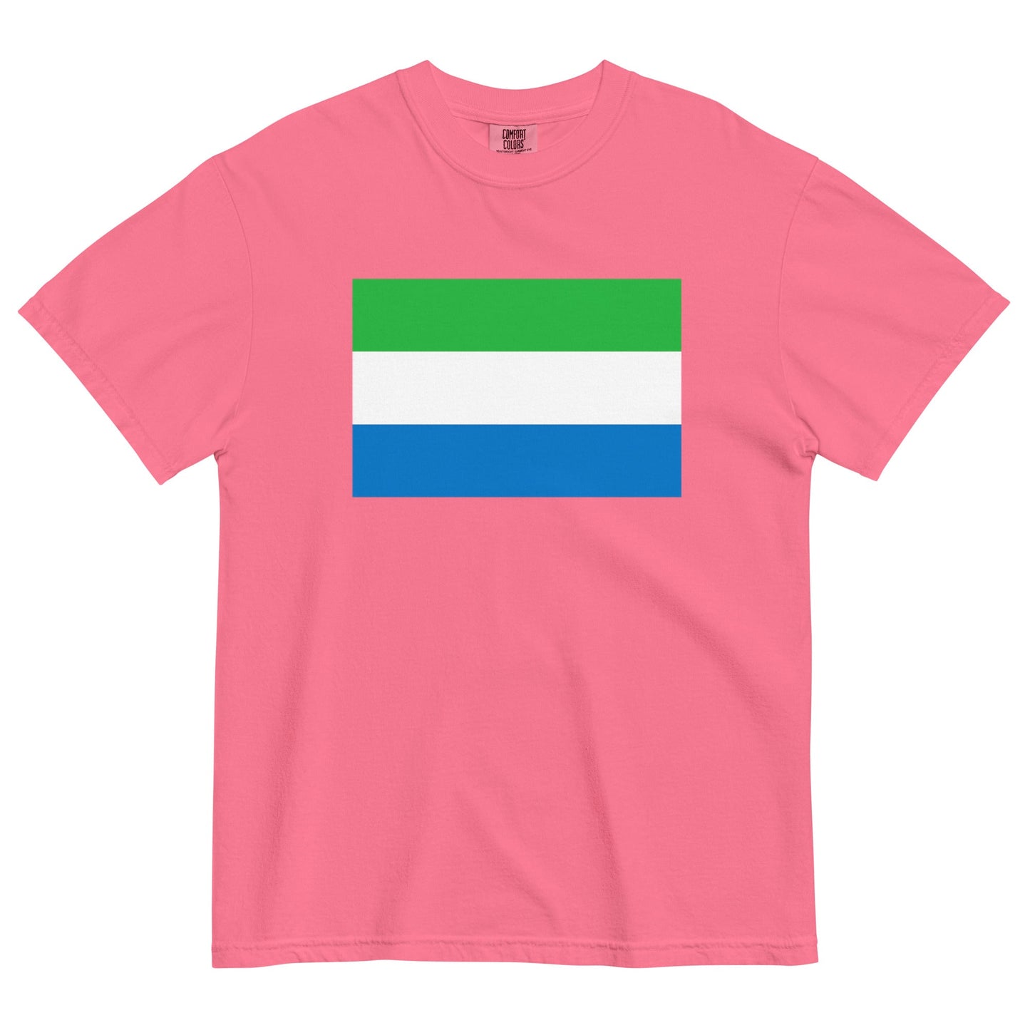 Sierra Leone heritage shirt, red, size extra large