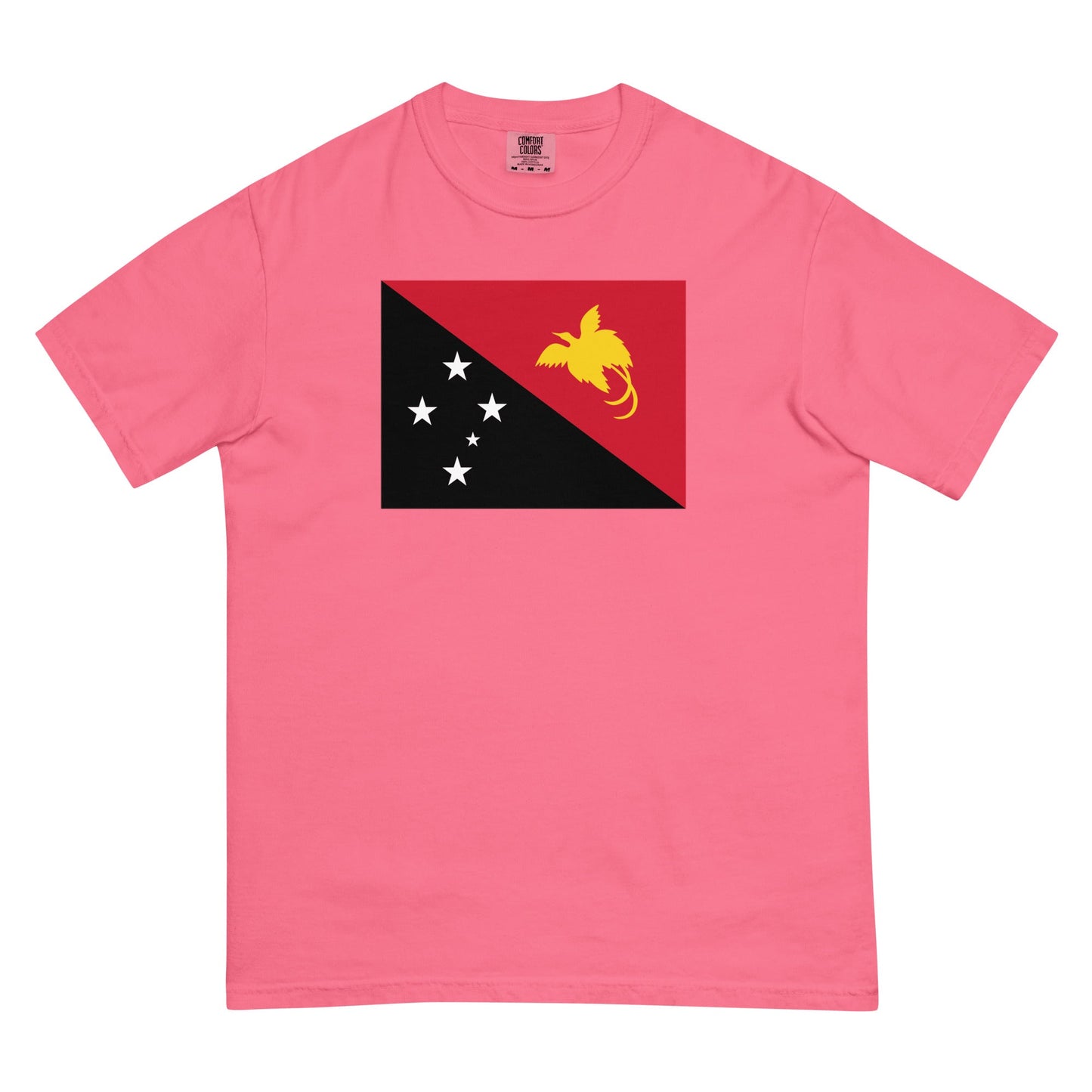 Bold Paraguay flag design tee in true navy, 2X large