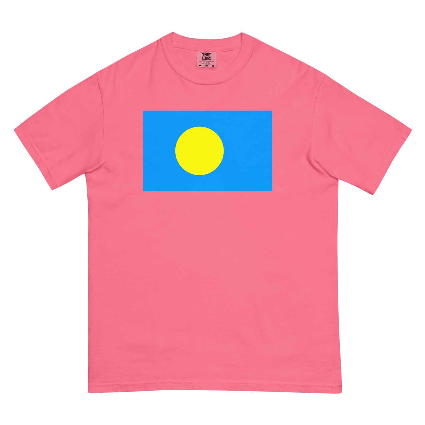 Palau flag shirt in red, size 3X large