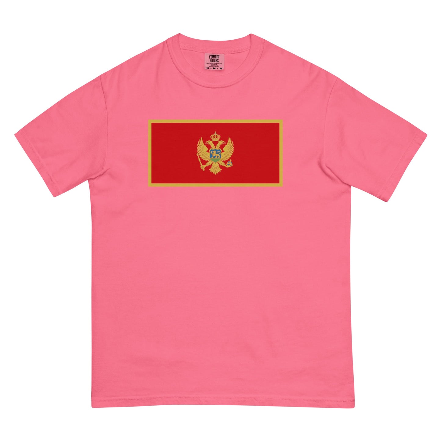 Montenegro pride shirt in true navy – unisex, 2X large