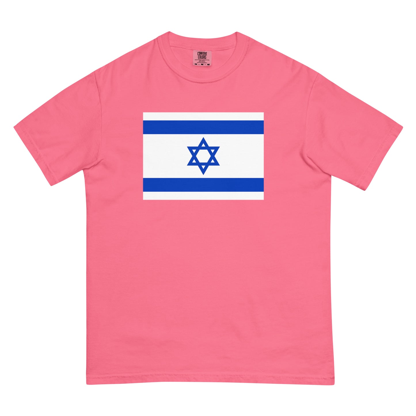 Israel heritage shirt, blue spruce, size large