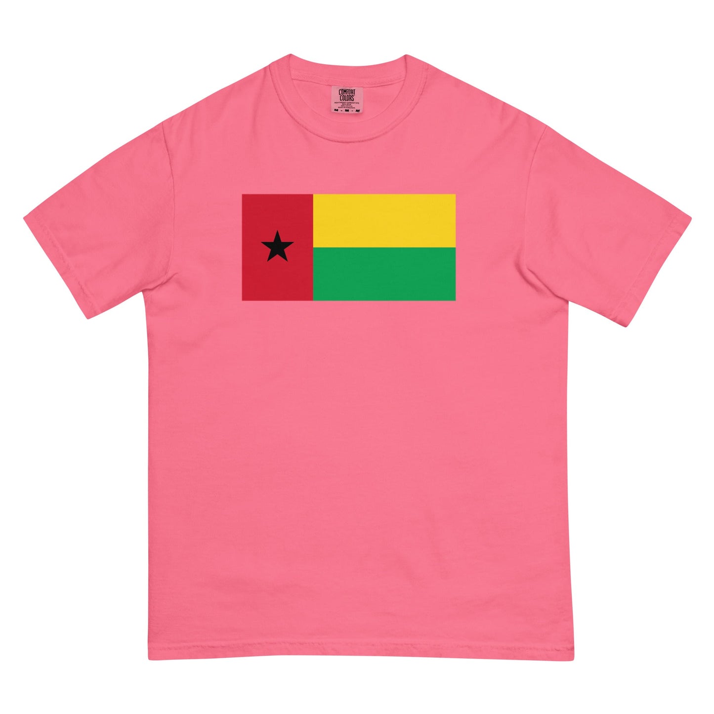 Guinea Bissau flag shirt in espresso, size small